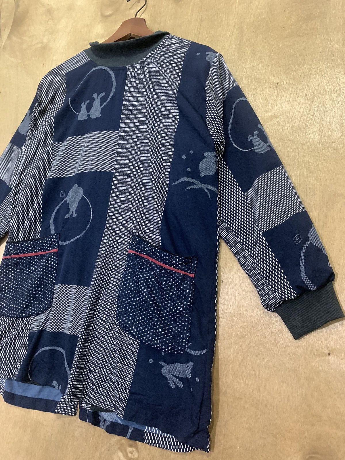Japanese Brand JAPANESE Bandana Kapital Inspired Silk Trench Light Jacket Size M / US 6-8 / IT 42-44 - 14 Thumbnail