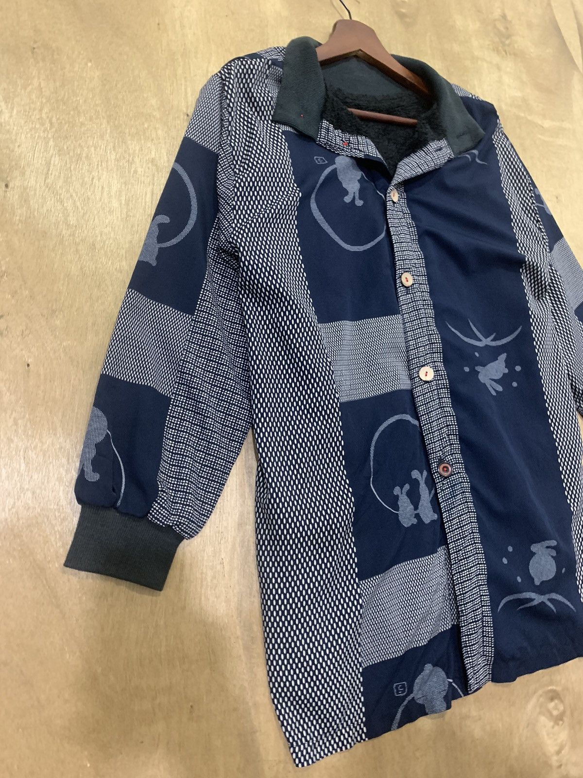 Japanese Brand JAPANESE Bandana Kapital Inspired Silk Trench Light Jacket Size M / US 6-8 / IT 42-44 - 6 Thumbnail