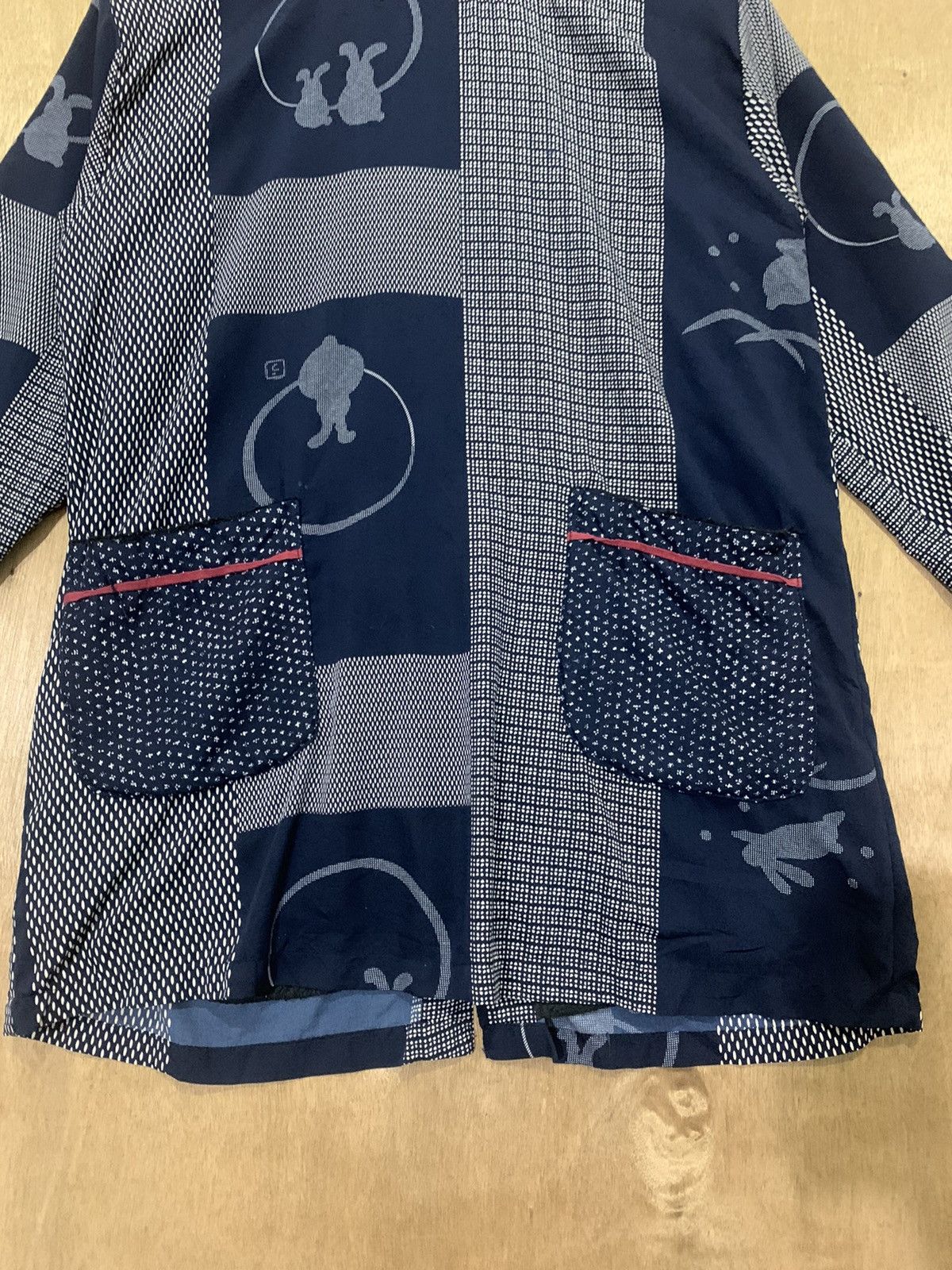 Japanese Brand JAPANESE Bandana Kapital Inspired Silk Trench Light Jacket Size M / US 6-8 / IT 42-44 - 12 Thumbnail