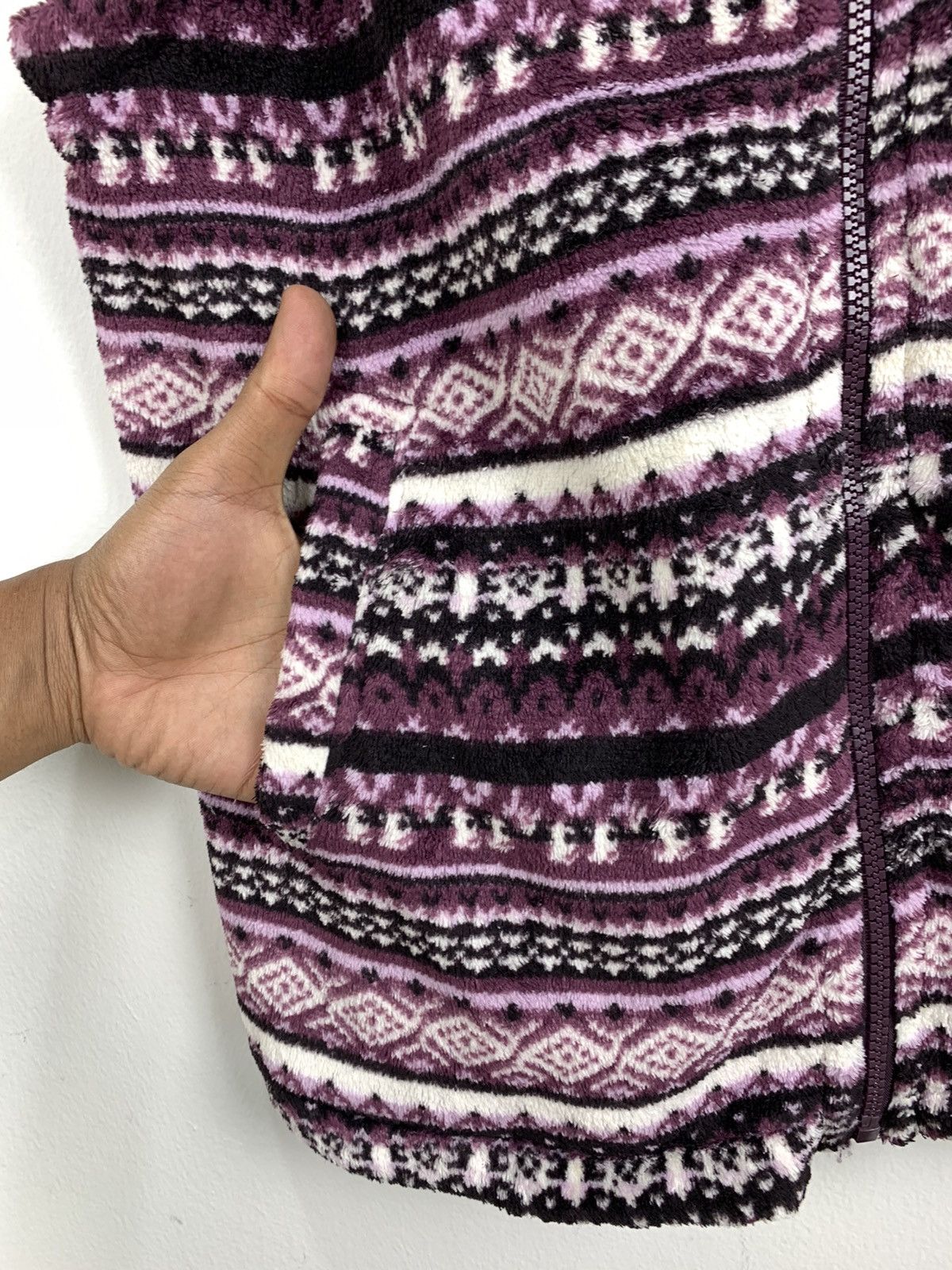 Aztech Mountain MOCKA GIENE Fleece Allover Aztec Navajo Native Vest Jacket Size US M / EU 48-50 / 2 - 9 Thumbnail
