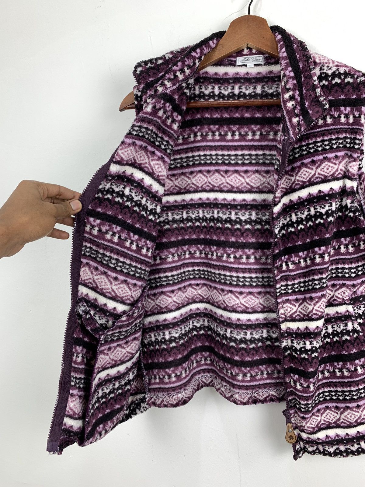 Aztech Mountain MOCKA GIENE Fleece Allover Aztec Navajo Native Vest Jacket Size US M / EU 48-50 / 2 - 15 Thumbnail