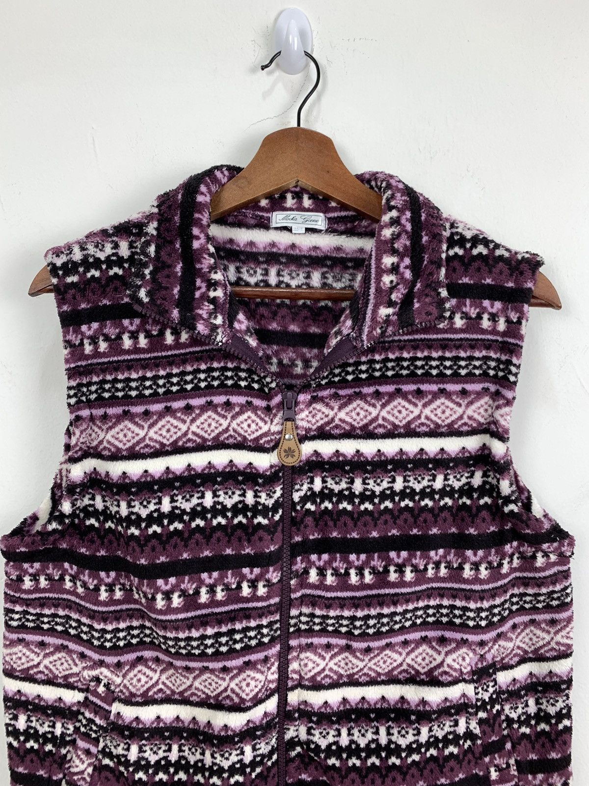 Aztech Mountain MOCKA GIENE Fleece Allover Aztec Navajo Native Vest Jacket Size US M / EU 48-50 / 2 - 5 Thumbnail