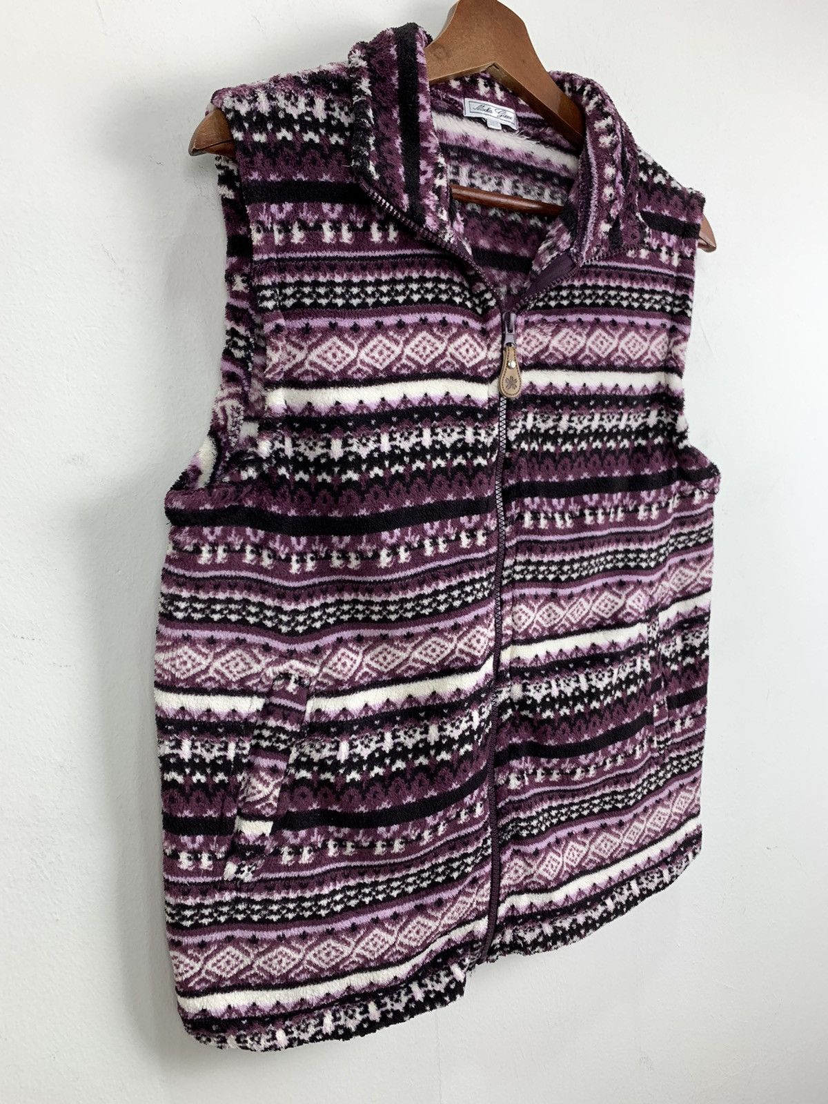 Aztech Mountain MOCKA GIENE Fleece Allover Aztec Navajo Native Vest Jacket Size US M / EU 48-50 / 2 - 7 Thumbnail