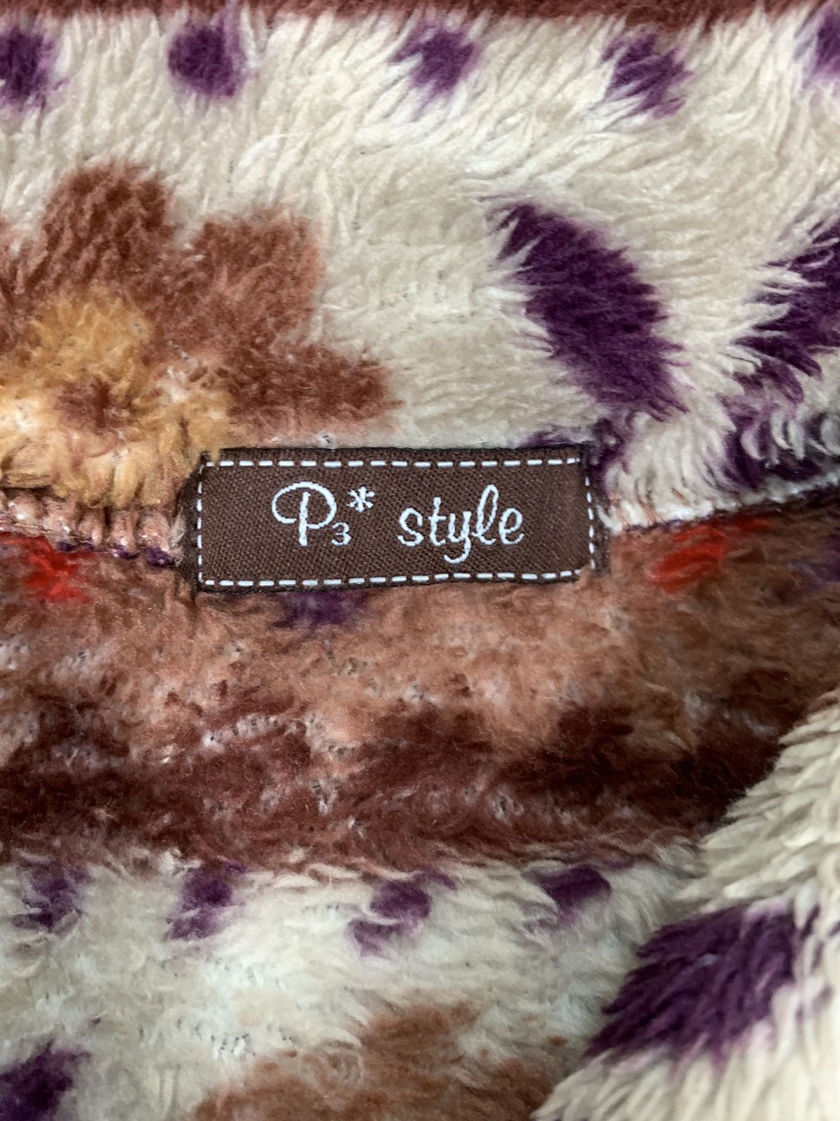 Japanese Brand P3 STYLE Navajo Fullprint Fleece Parka Trench Long Cardigan Size M / US 6-8 / IT 42-44 - 17 Thumbnail