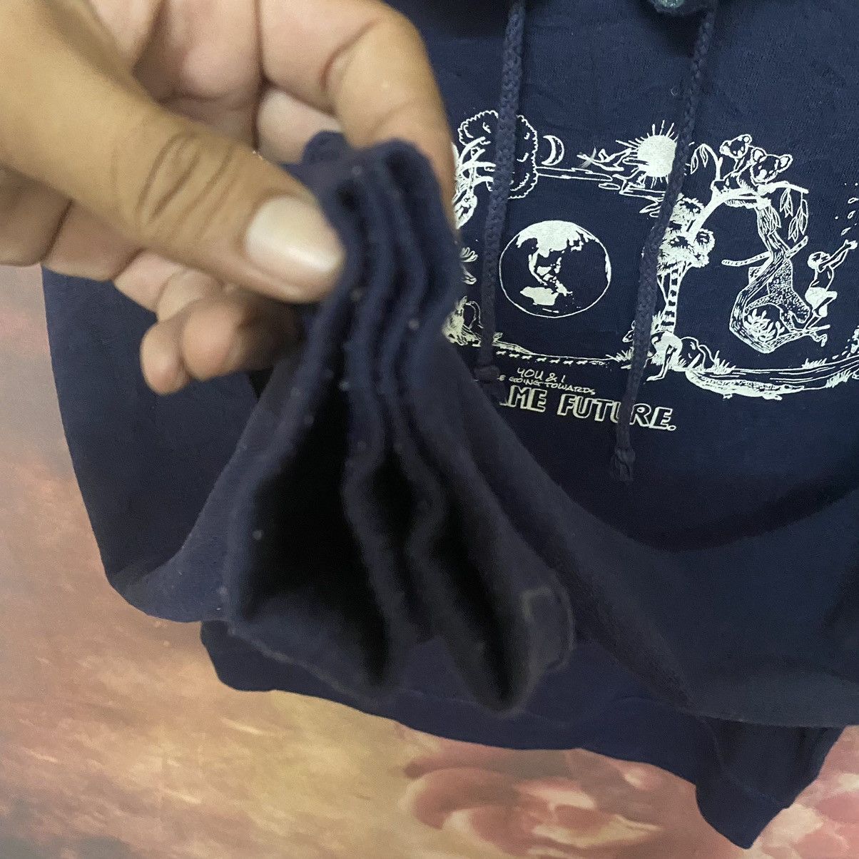 Japanese Brand × Vintage Gcw23🔥Vinatge Japanese You Pullover Hoodies Size US M / EU 48-50 / 2 - 4 Thumbnail