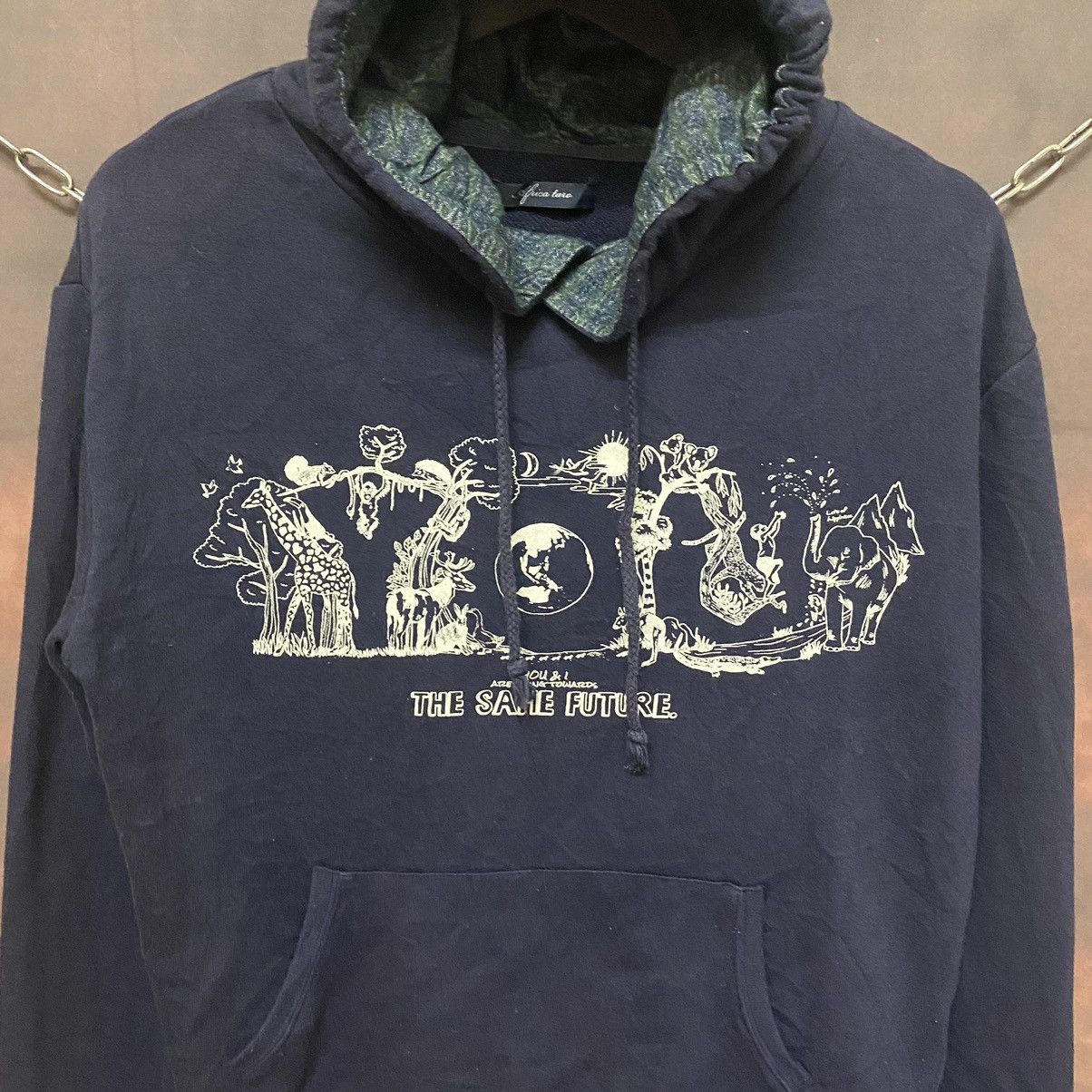 Japanese Brand × Vintage Gcw23🔥Vinatge Japanese You Pullover Hoodies Size US M / EU 48-50 / 2 - 2 Thumbnail
