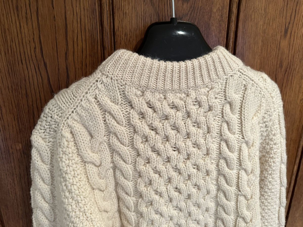 Saint Laurent Paris FW16 Saint Laurent Palladium cream cable knit sweater GRAIL Size US L / EU 52-54 / 3 - 16 Thumbnail
