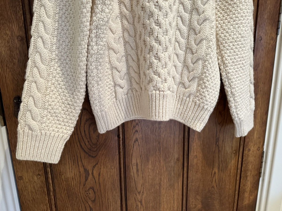 Saint Laurent Paris FW16 Saint Laurent Palladium cream cable knit sweater GRAIL Size US L / EU 52-54 / 3 - 11 Thumbnail