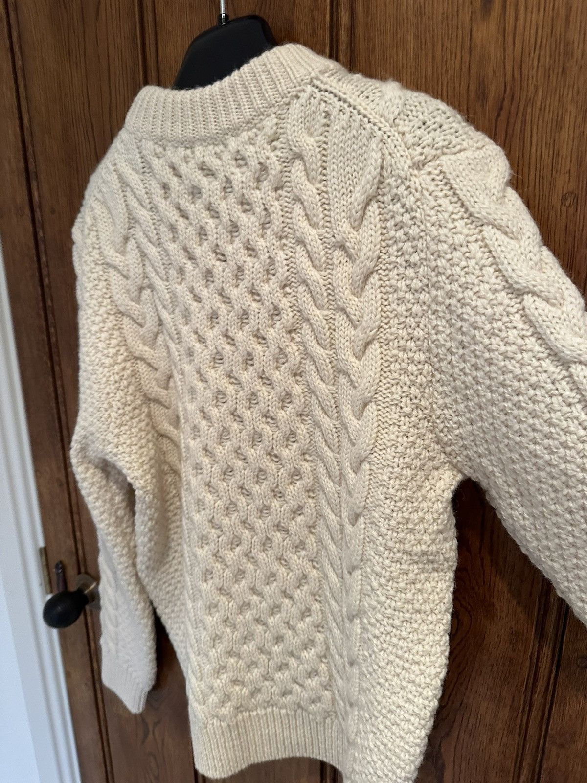Saint Laurent Paris FW16 Saint Laurent Palladium cream cable knit sweater GRAIL Size US L / EU 52-54 / 3 - 14 Thumbnail