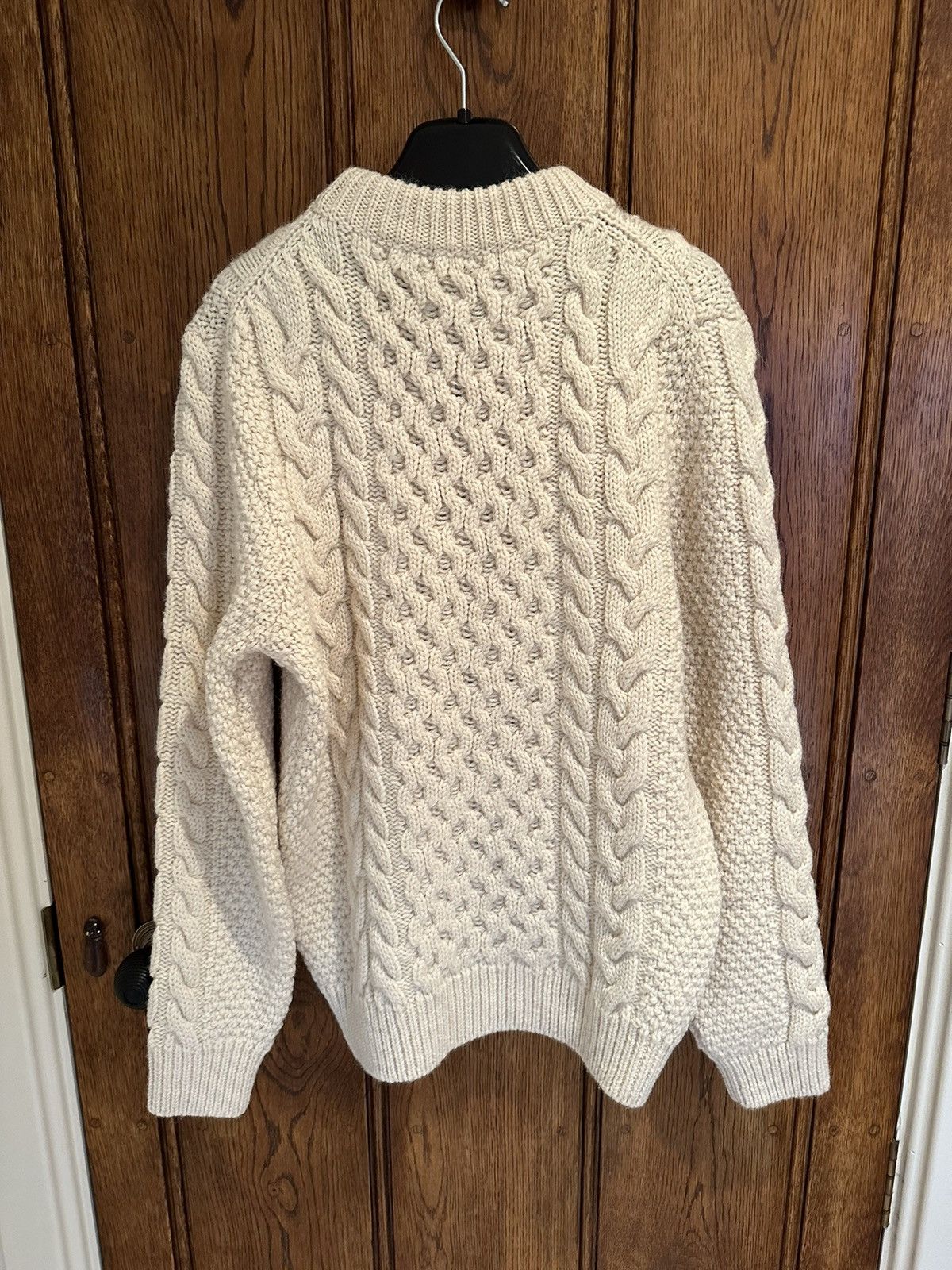 Saint Laurent Paris FW16 Saint Laurent Palladium cream cable knit sweater GRAIL Size US L / EU 52-54 / 3 - 12 Thumbnail