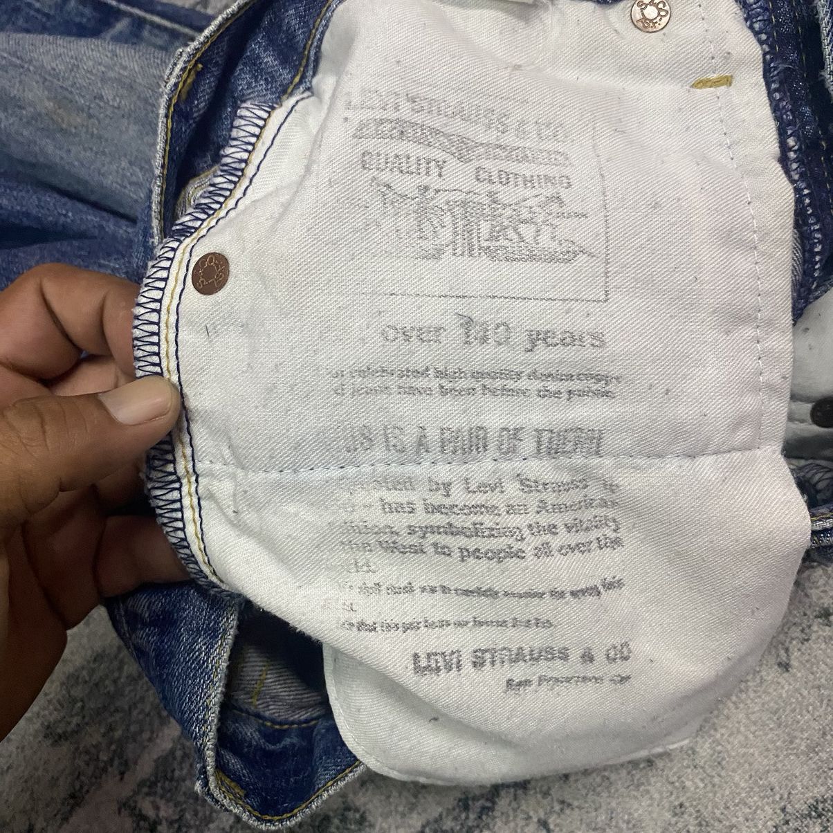 Levi's SELVEDGE🔥Vintage 90s Levis 503B Big E Redline Denim Jeans Size US 29 - 10 Thumbnail