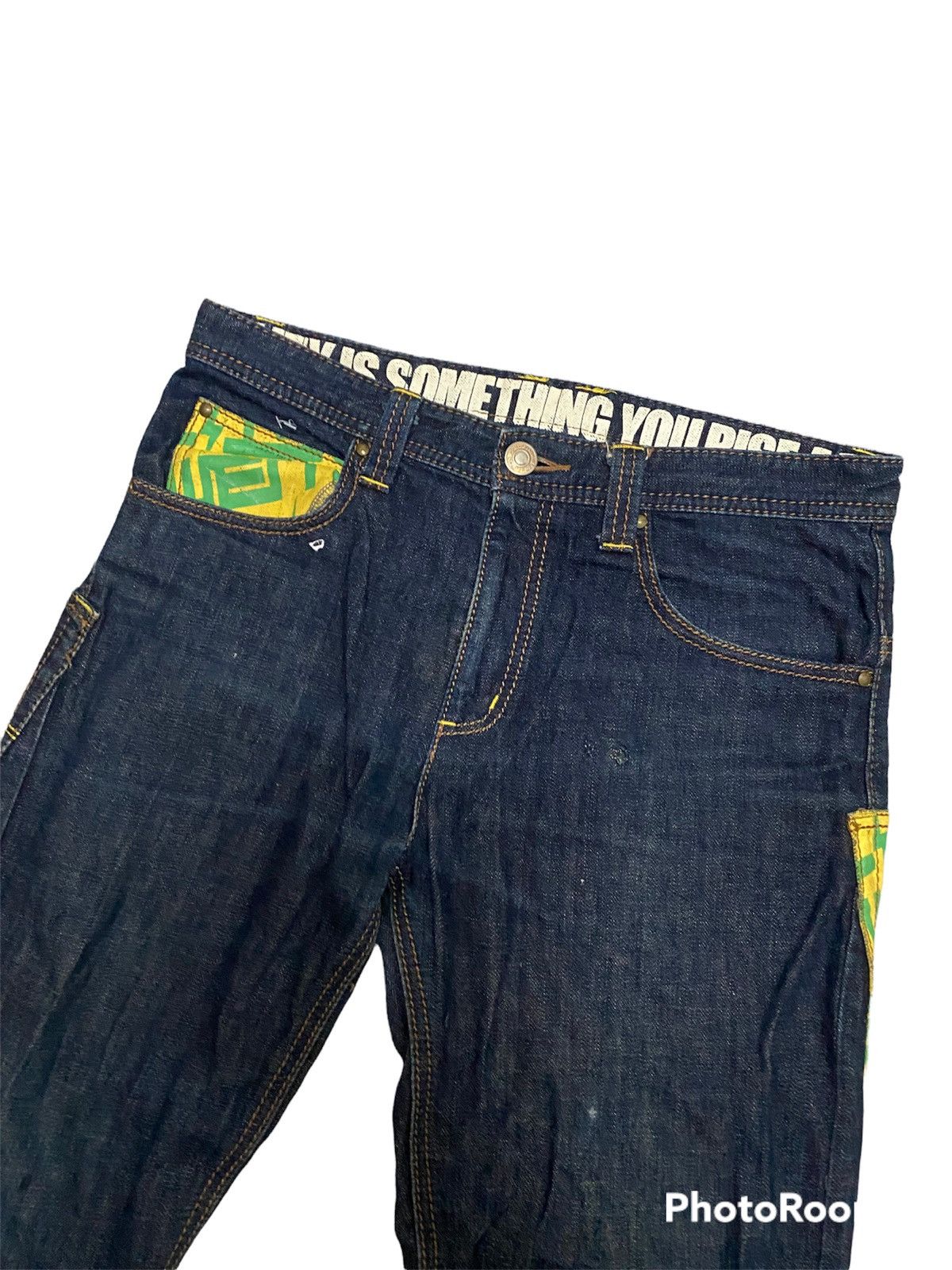 Japanese Brand × Vintage Steals‼️Vintage Japanese Brand Denim Jeans Nice Design Size US 34 / EU 50 - 3 Thumbnail