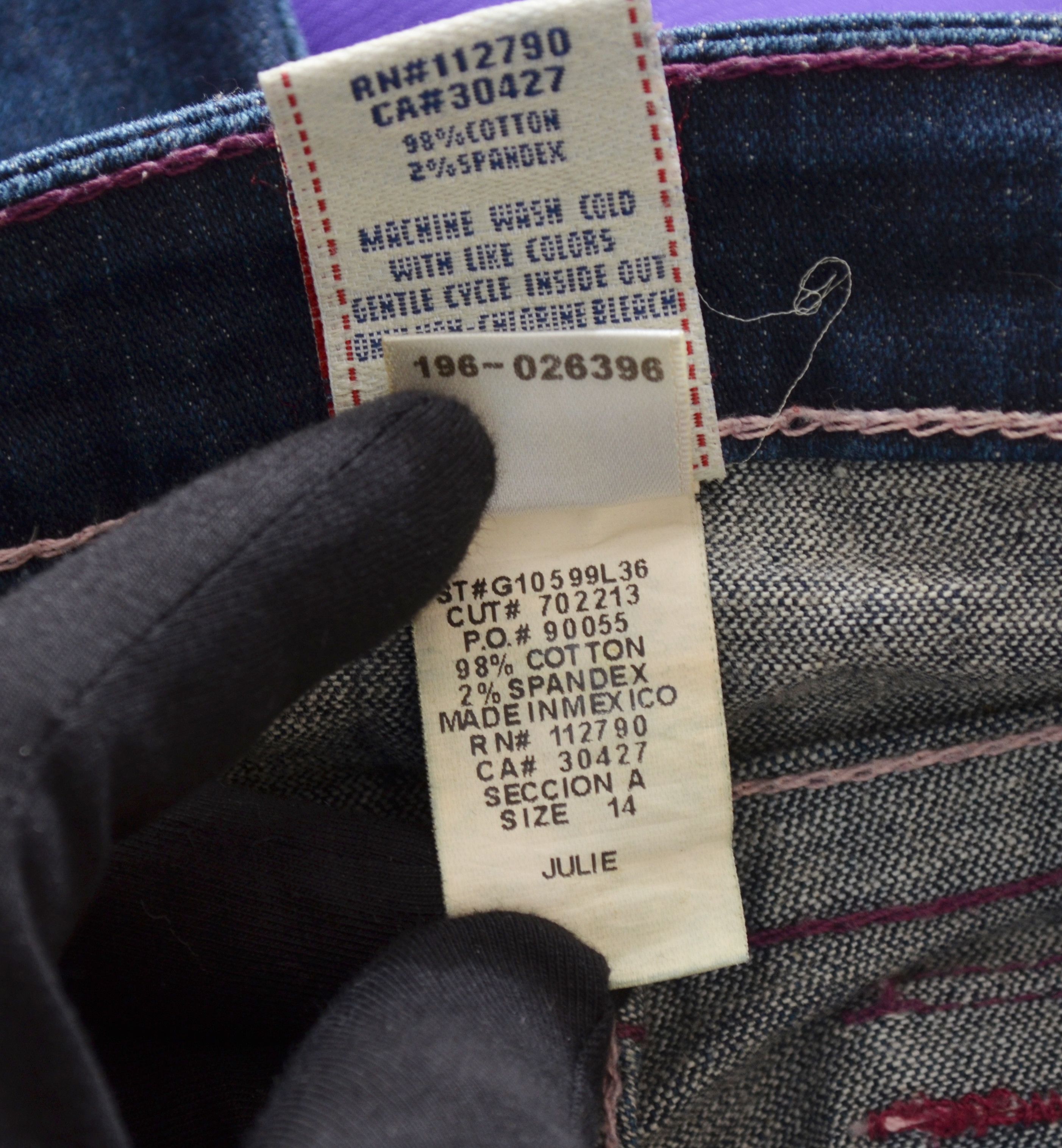 True Religion True Religion y2k Julie Low Waisted Skinny Jeans Sz W26 L28 Size 26" / US 2 / IT 38 - 12 Thumbnail