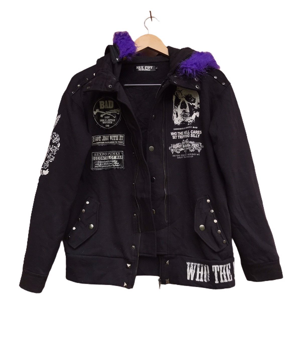 Sexpot Revenge スタッズ付きジャケット M ブラック Japanese Brand Sexpot Revenge punk jacket | Grailed