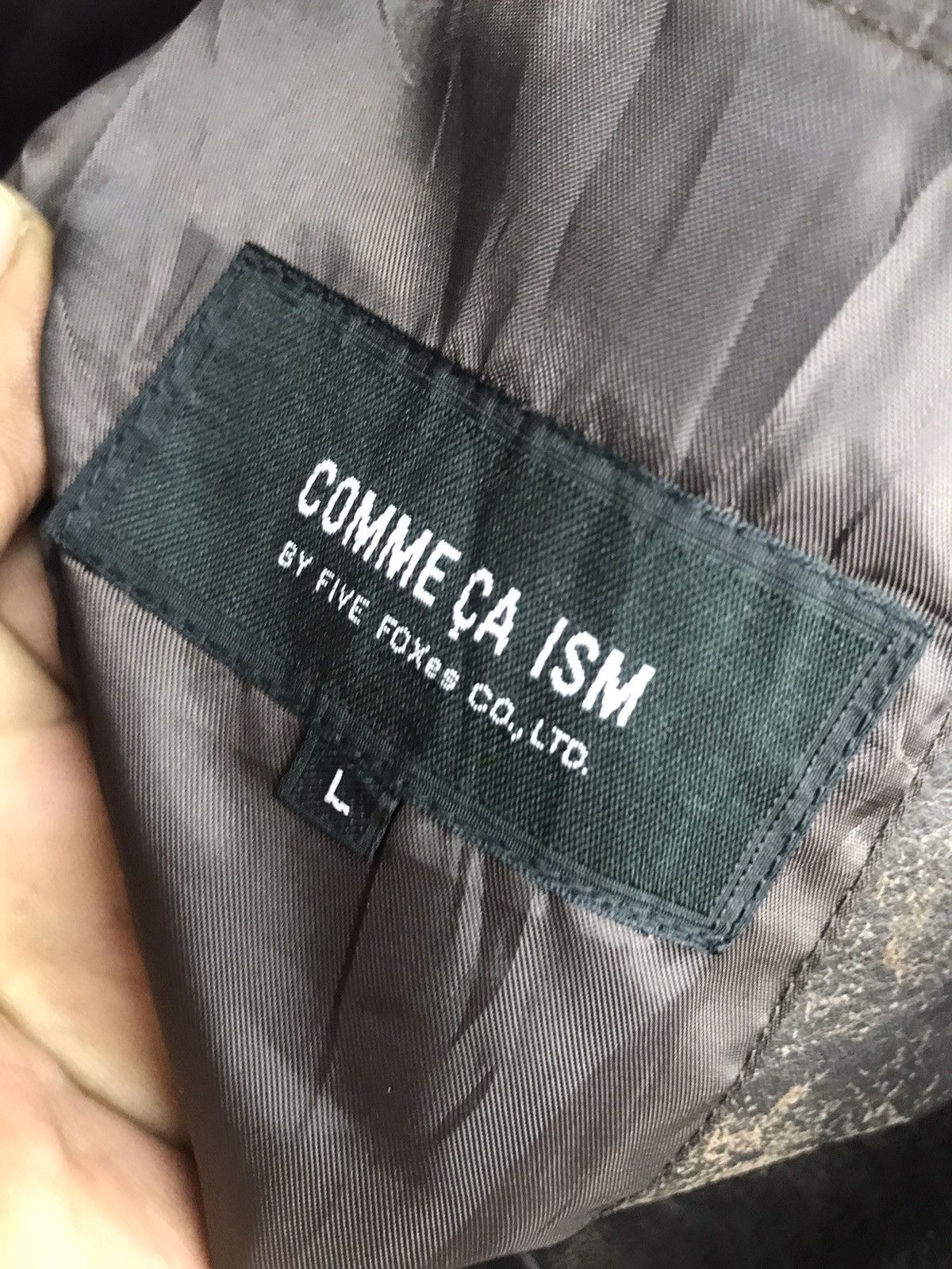 Comme Ca Ism Comme ca ism distressed zipper leather jacket Size US M / EU 48-50 / 2 - 4 Thumbnail