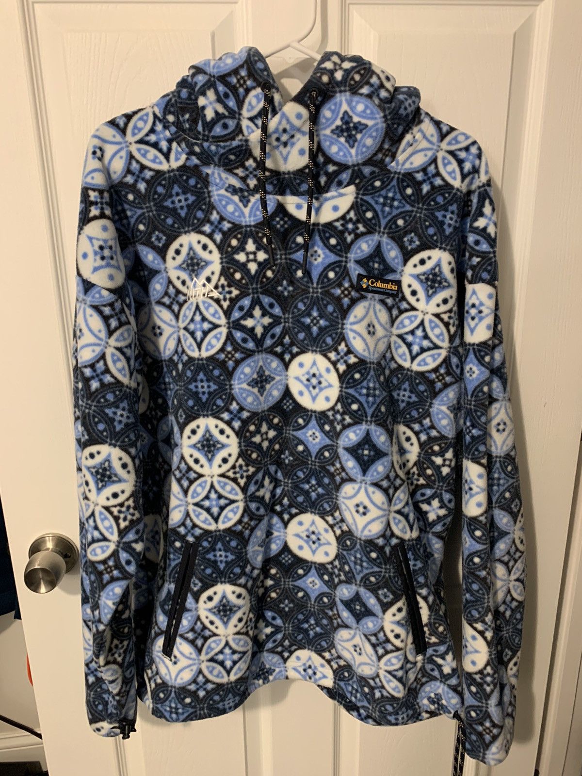 Kith x Columbia Harbor Blue Fleece Hoodie - Main Image