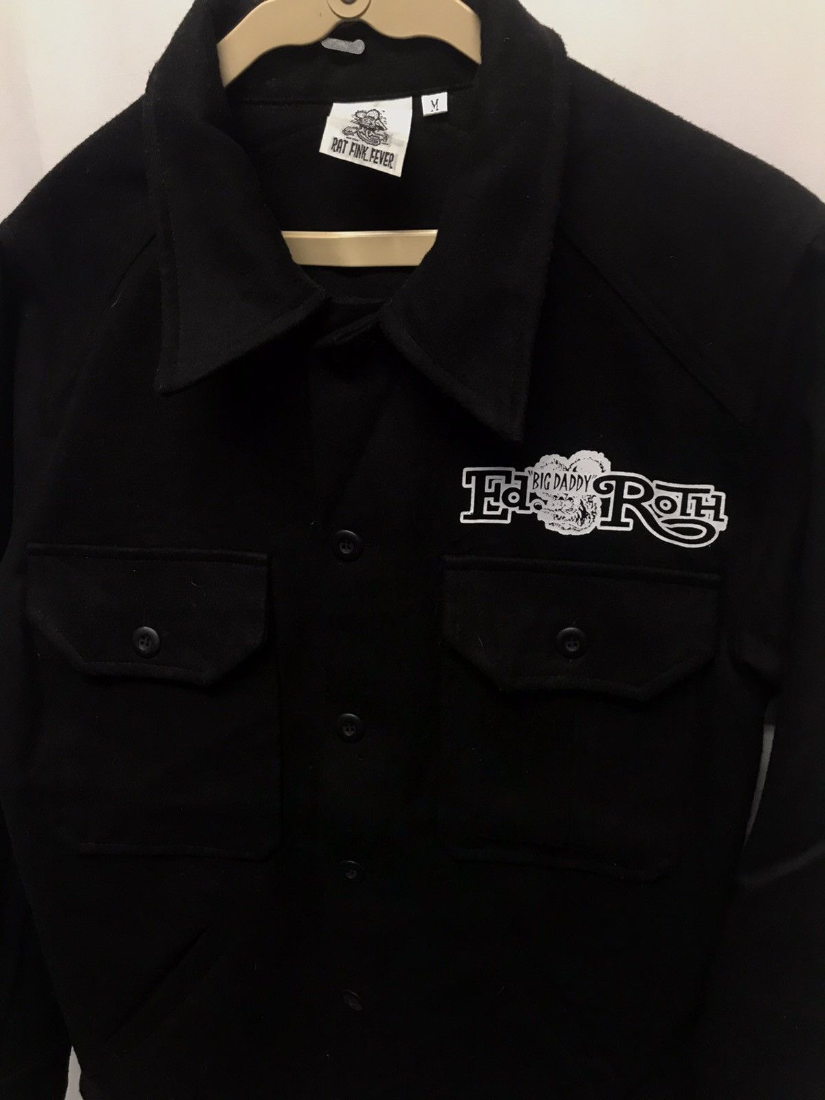 Japanese Brand Rat fink fever mooneyes printed flannel jacket button up Size US S / EU 44-46 / 1 - 4 Thumbnail
