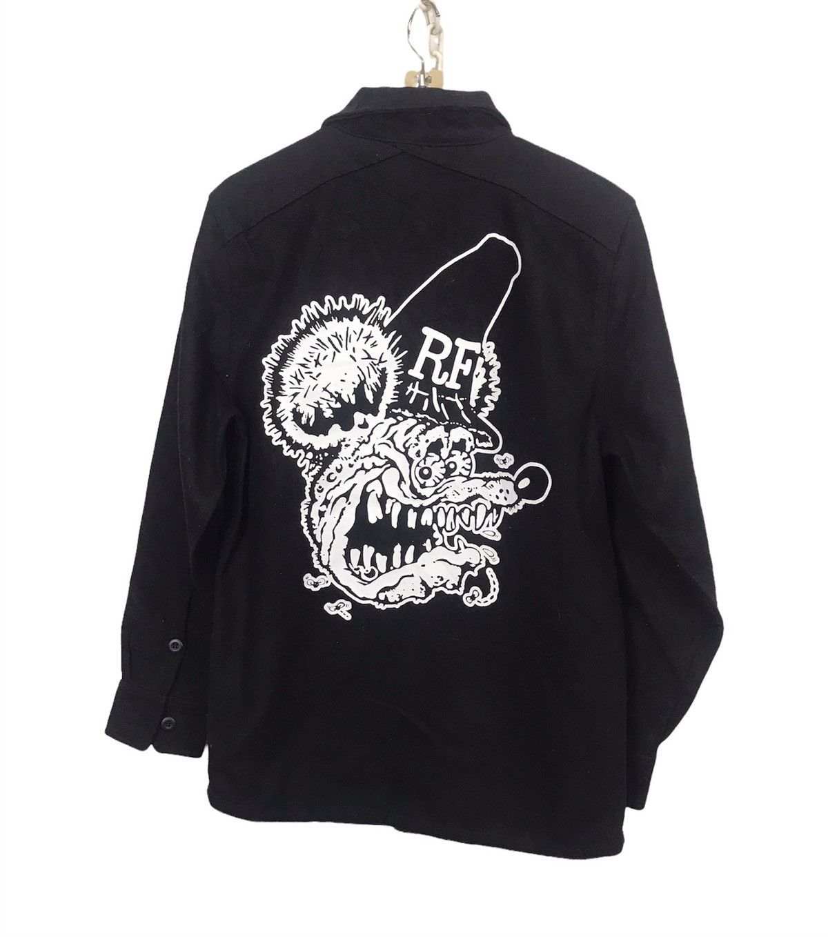 Japanese Brand Rat fink fever mooneyes printed flannel jacket button up Size US S / EU 44-46 / 1 - 1 Thumbnail