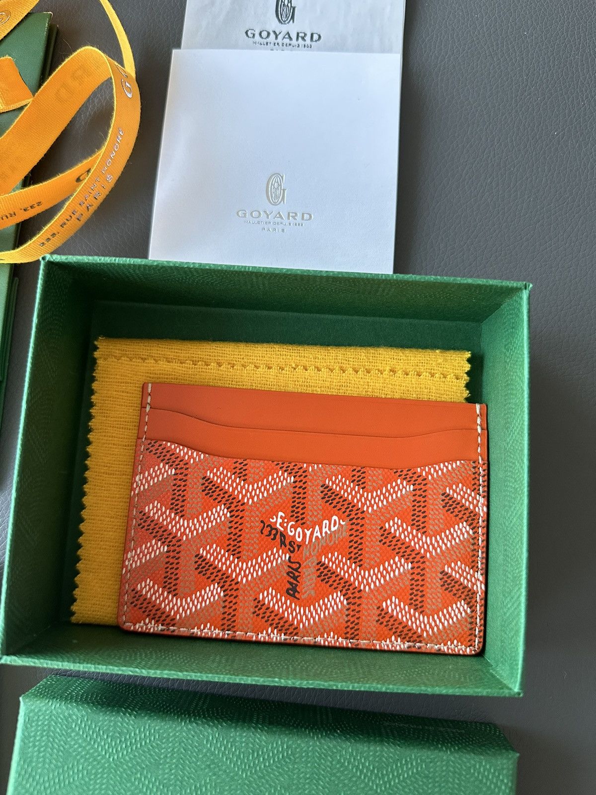 Goyard Brand New Rare Classic Goyard Card Holder Wallet Limited Size ONE SIZE - 1 Thumbnail