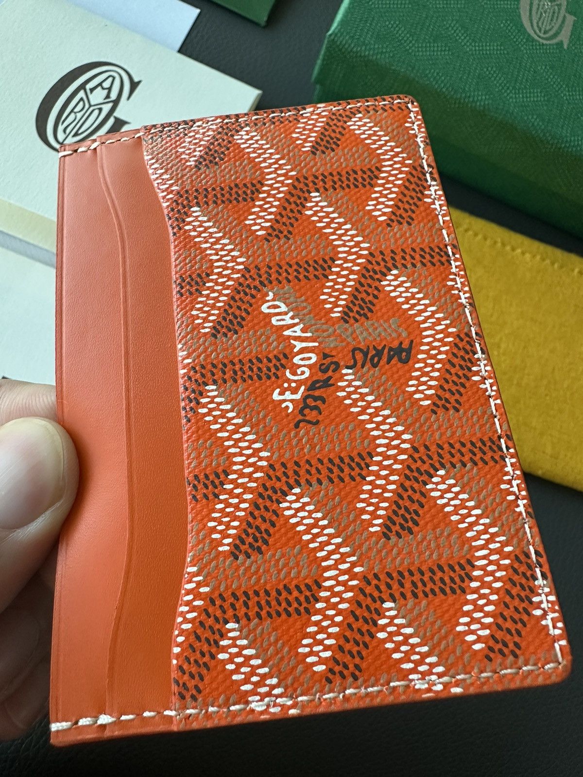 Goyard Brand New Rare Classic Goyard Card Holder Wallet Limited Size ONE SIZE - 21 Thumbnail