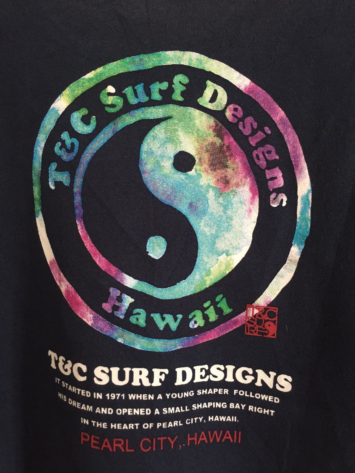 Ron Jon Surf Shop Y2K T&C YinYang ™️ Logo Hawaii Pullover Sweatshirt Size US L / EU 52-54 / 3 - 4 Thumbnail