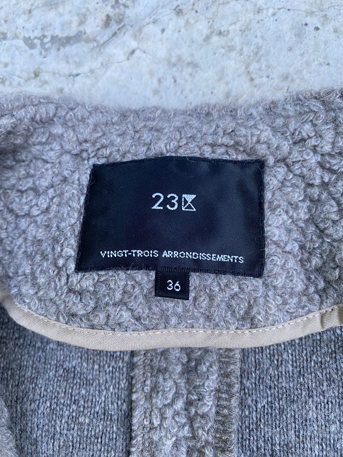 Designer × Japanese Brand Vingt-Trois Arrondissements Designer Fleece Long Jacket Size US L / EU 52-54 / 3 - 6 Thumbnail