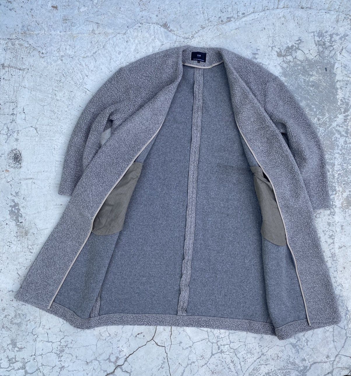 Designer × Japanese Brand Vingt-Trois Arrondissements Designer Fleece Long Jacket Size US L / EU 52-54 / 3 - 5 Thumbnail