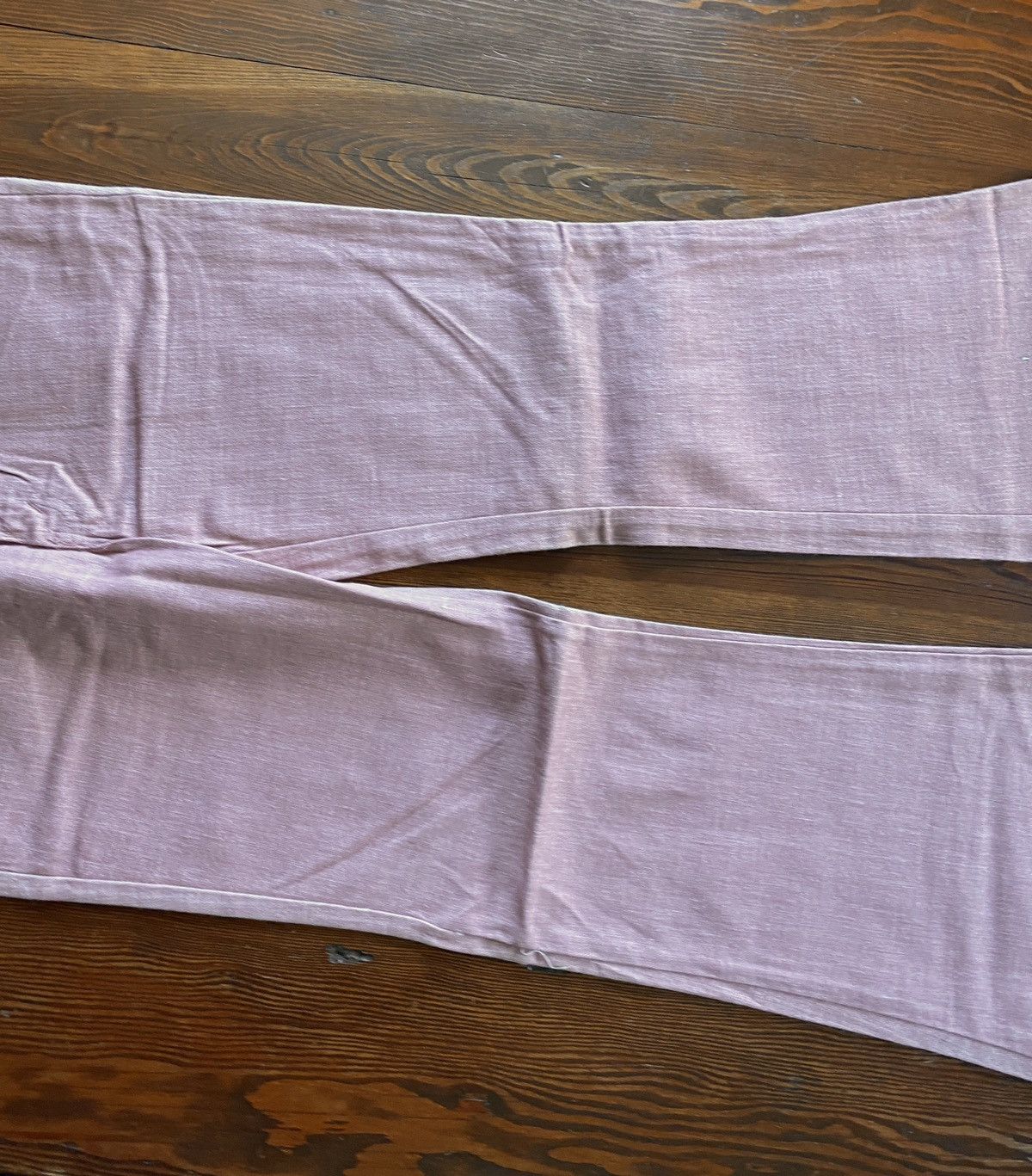 Retrofit Vintage NWT 60’s Kang Pink Denim Bell Bottom 32x33 Jeans Size US 32 / EU 48 - 10 Thumbnail