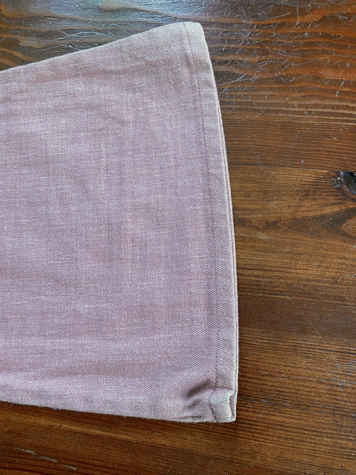 Retrofit Vintage NWT 60’s Kang Pink Denim Bell Bottom 32x33 Jeans Size US 32 / EU 48 - 3 Thumbnail