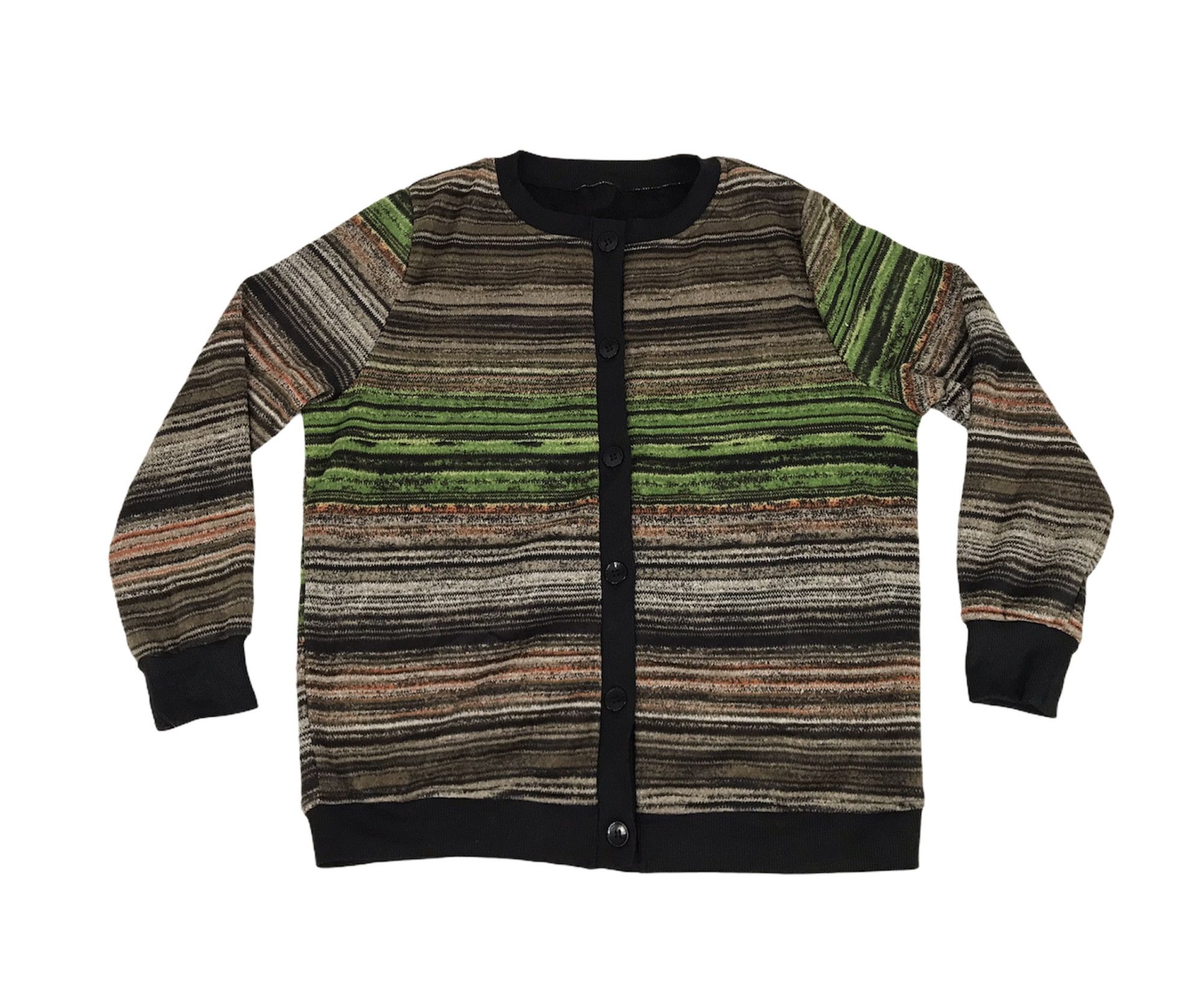 Japanese Brand Vintage Style Hana Hana Cardigan Sweatshirt Jacket Button Size M / US 6-8 / IT 42-44 - 1 Thumbnail