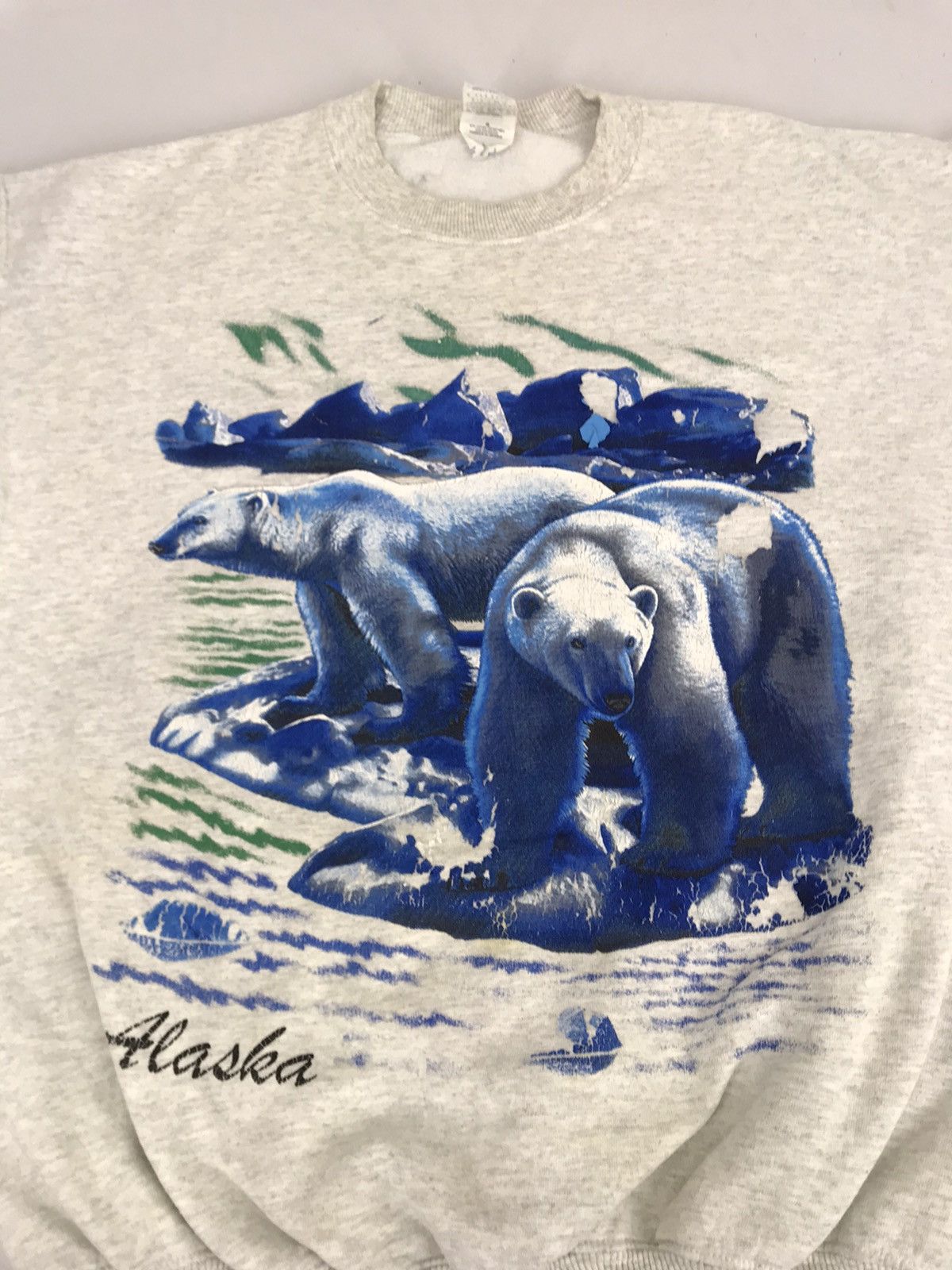 Vintage Vintage Alaska Sweatshirt Pull Over Style Inspired Designer Size US L / EU 52-54 / 3 - 2 Thumbnail