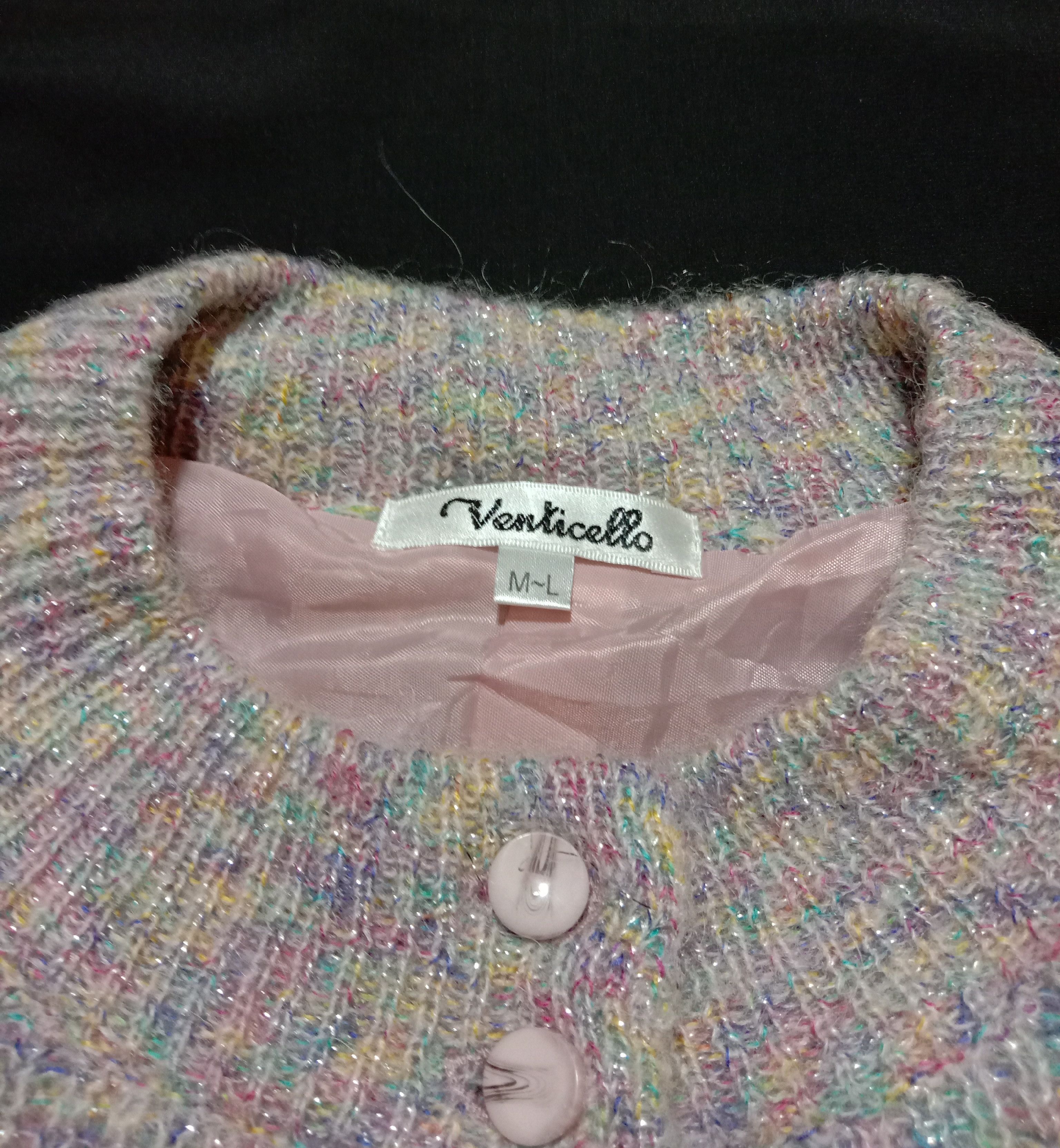 Designer VENTICELLO Knitwear Sweatshirt Embroidery Floral Venticelle Size US M / EU 48-50 / 2 - 3 Thumbnail
