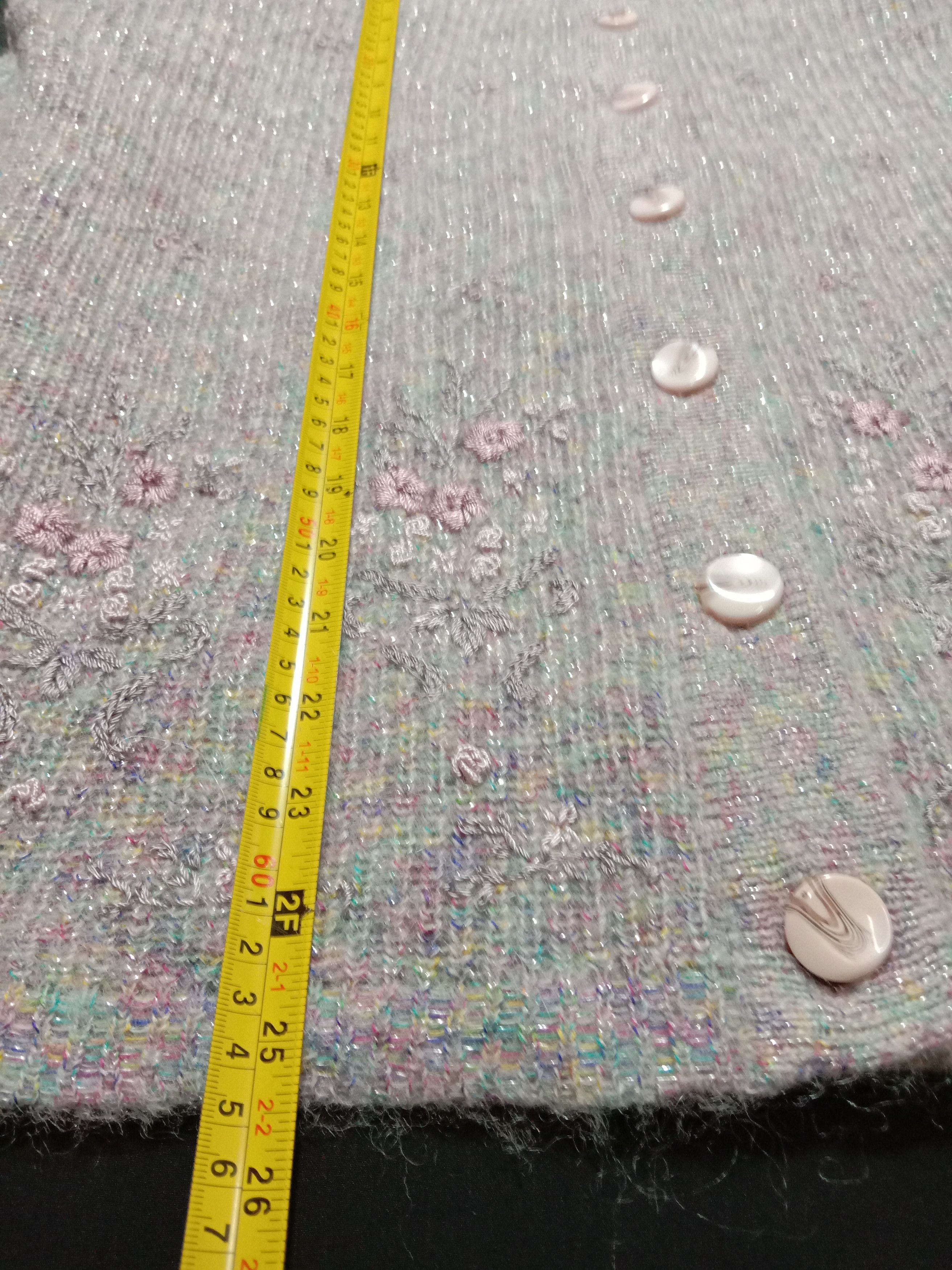 Designer VENTICELLO Knitwear Sweatshirt Embroidery Floral Venticelle Size US M / EU 48-50 / 2 - 9 Thumbnail