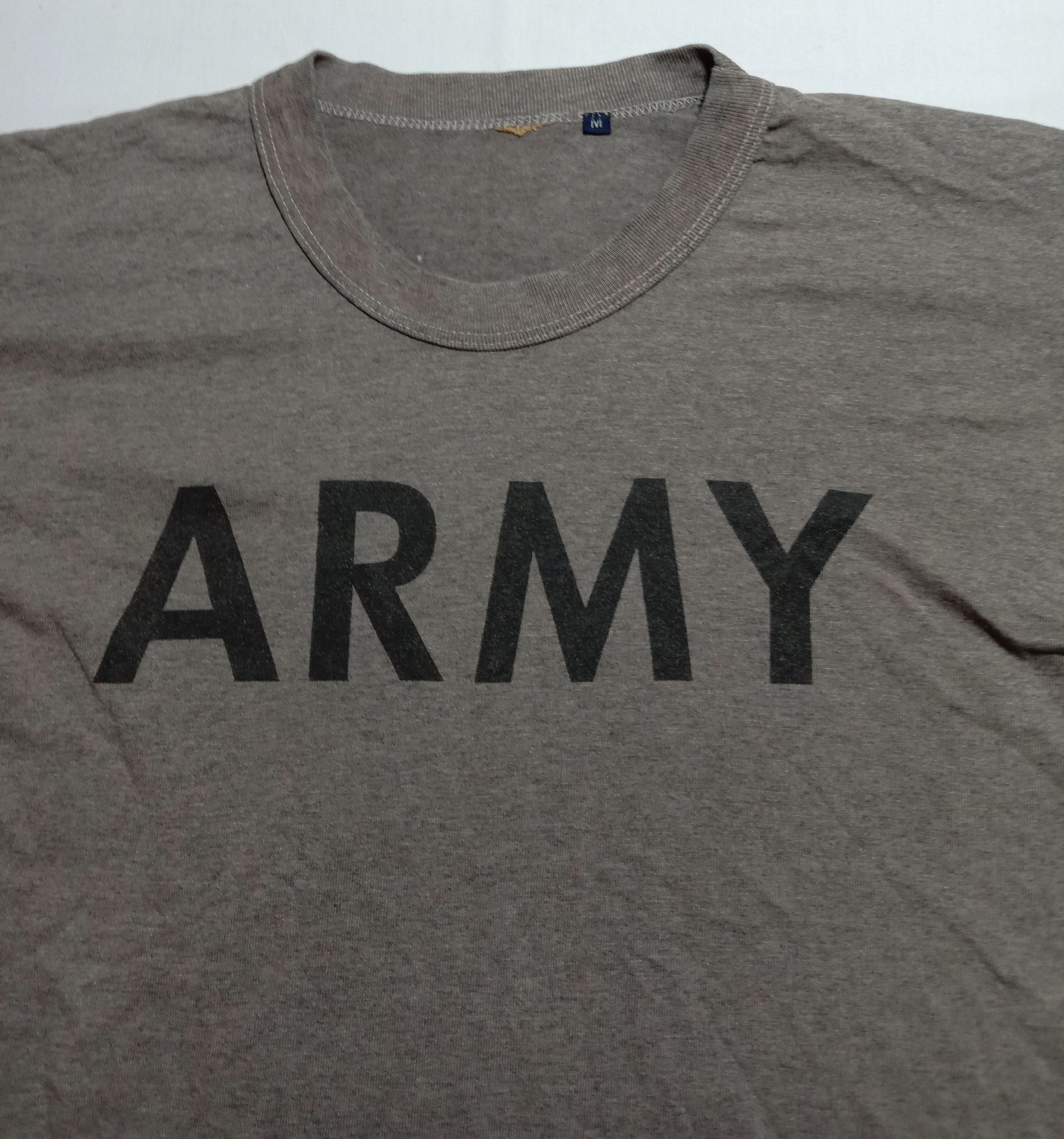 Designer × Vintage Vintage Army Tee Military Training Sports Size US M / EU 48-50 / 2 - 2 Thumbnail