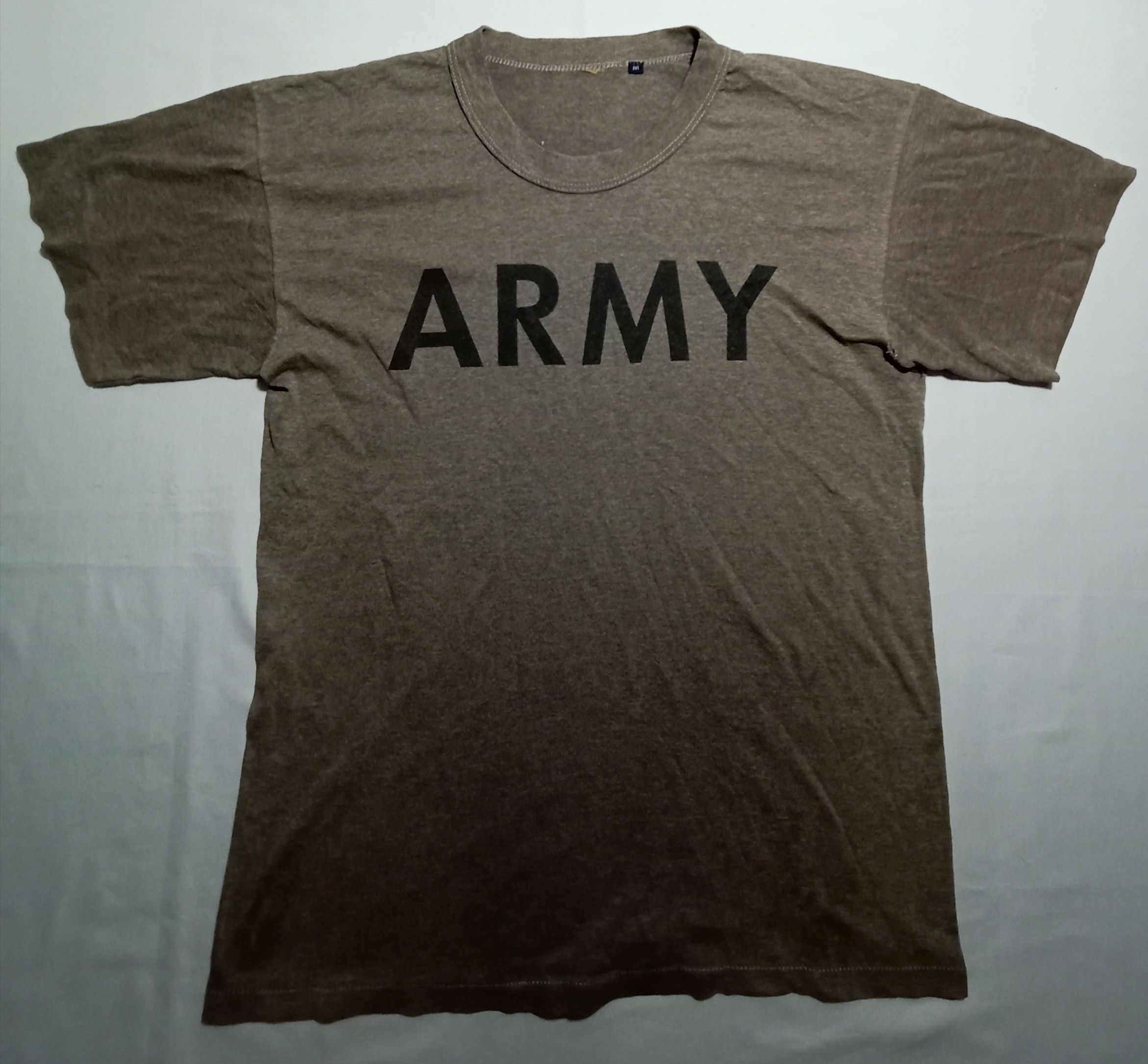 Designer × Vintage Vintage Army Tee Military Training Sports Size US M / EU 48-50 / 2 - 1 Thumbnail
