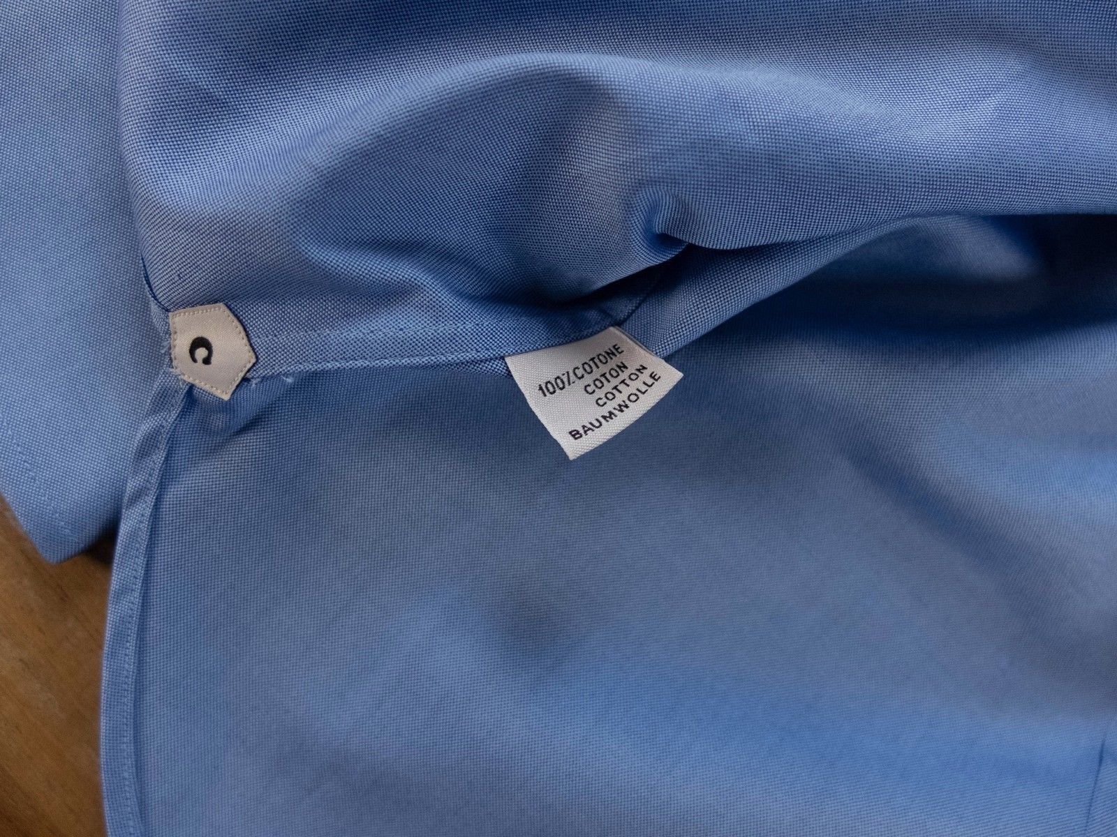 Caruso RAFFAELE CARUSO blue cotton formal dress shirt - 44 / 17.5 Size US XL / EU 56 / 4 - 4 Thumbnail