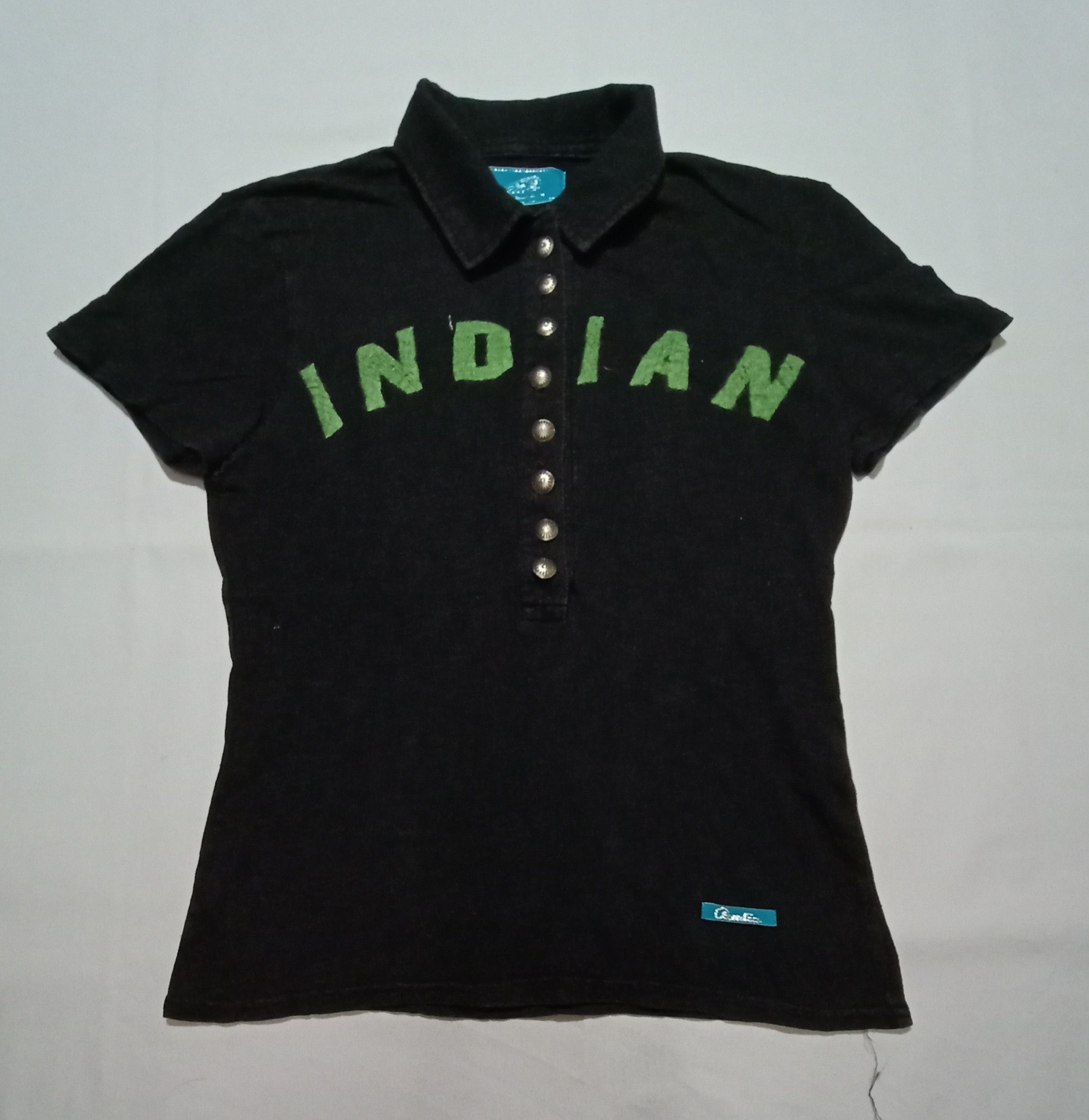 Indian Motorcycle Indian Motercycles Polo Shirt Embroidery Spell Out Logo Size S / US 4 / IT 40 - 1 Thumbnail