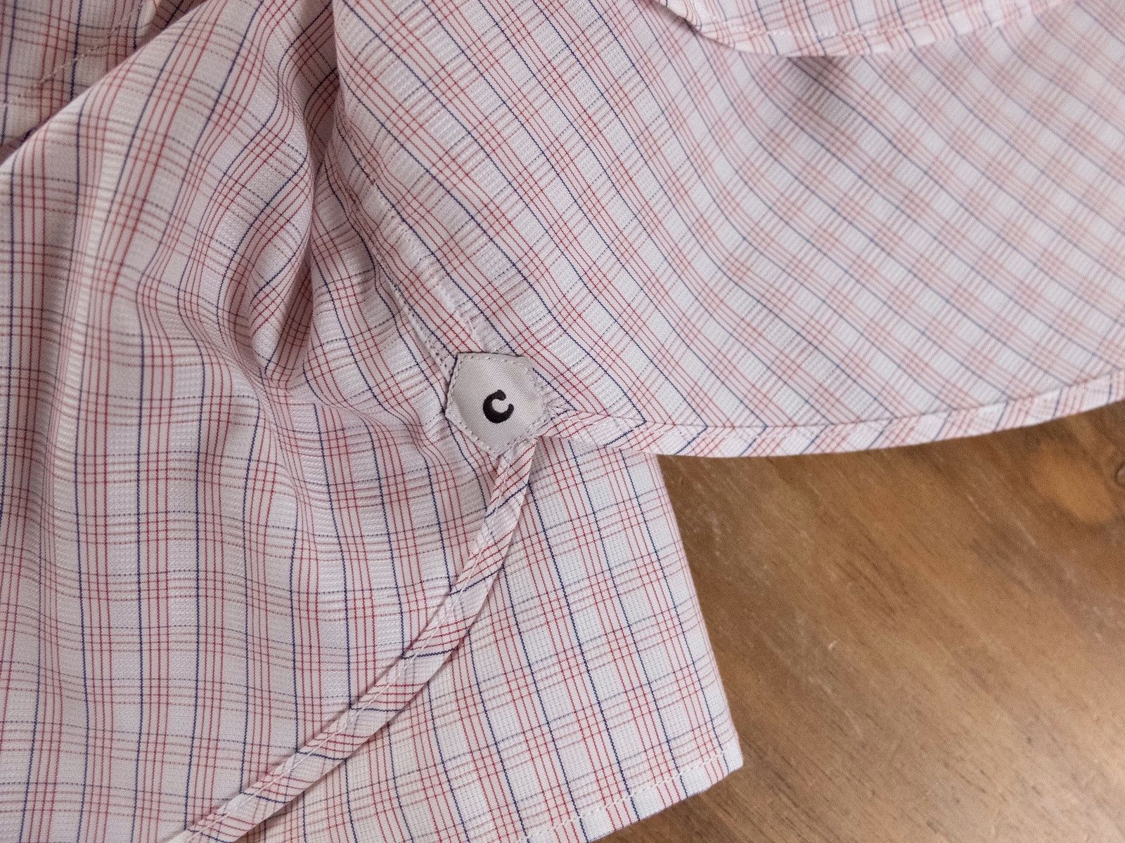 Caruso RAFFAELE CARUSO pink plaid cotton dress shirt 41 / 16 Size US M / EU 48-50 / 2 - 6 Thumbnail