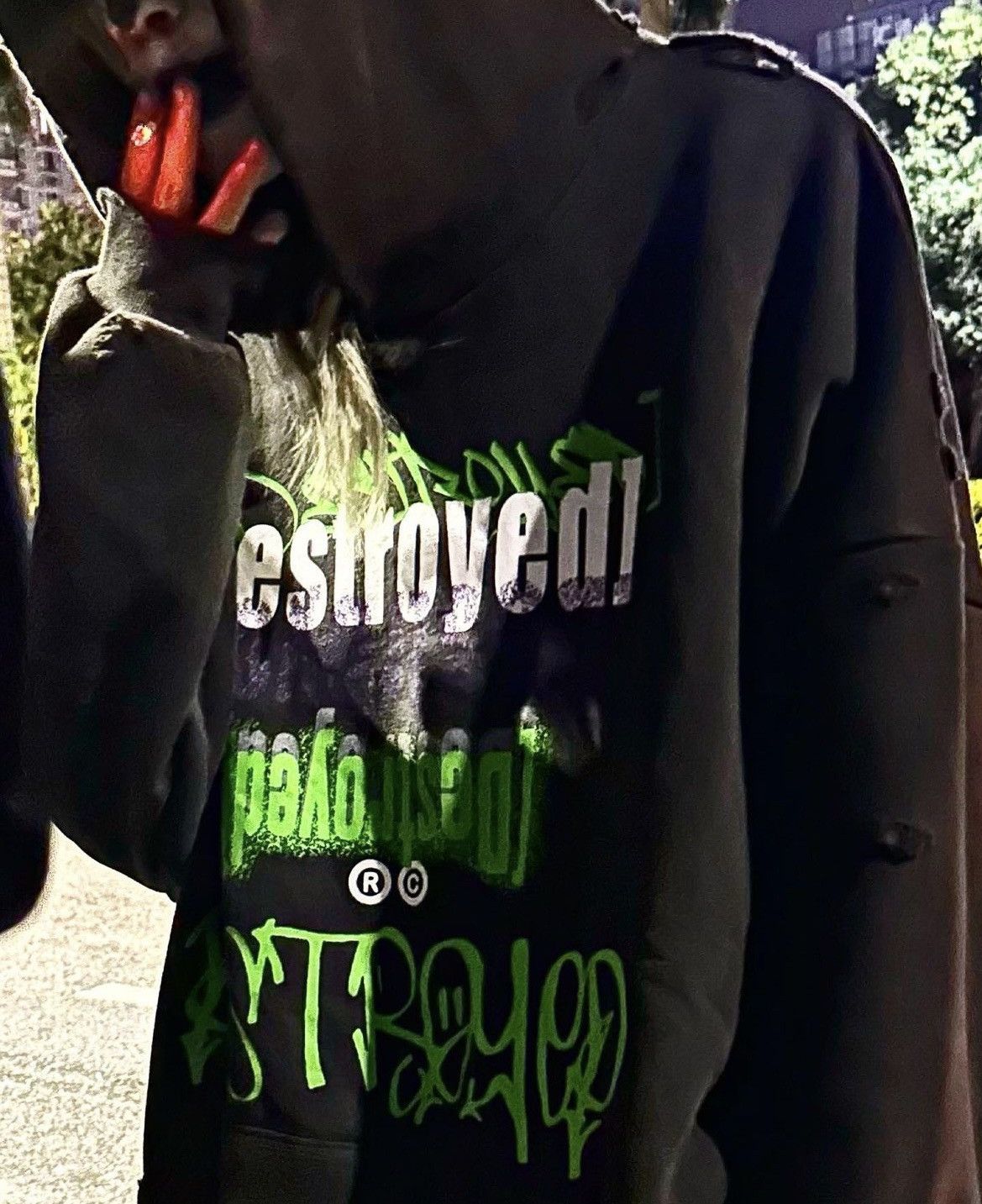 Japanese Brand RC Destroyed Hoodie Size US L / EU 52-54 / 3 - 18 Thumbnail