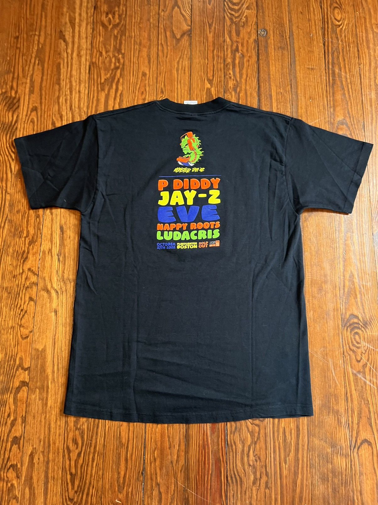 Rap Tees × Vintage Vintage Monster Jam 2002 Shirt P Diddy Jay-Z Ludacris Size US L / EU 52-54 / 3 - 3 Thumbnail