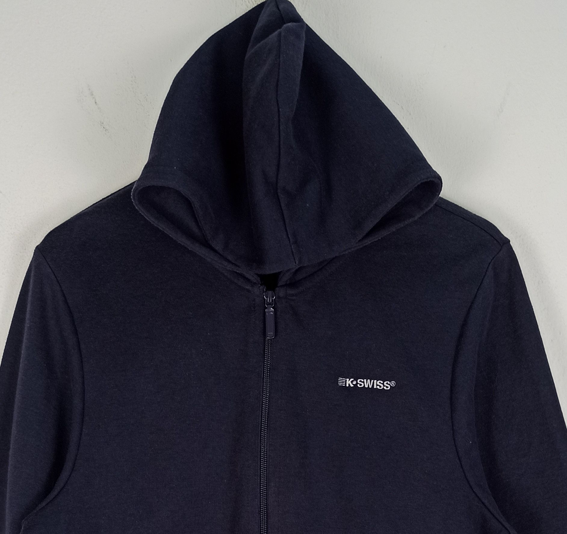 K-Swiss Vintage K Swiss Hoodie Sweatshirt Full Zipper Size US L / EU 52-54 / 3 - 2 Thumbnail