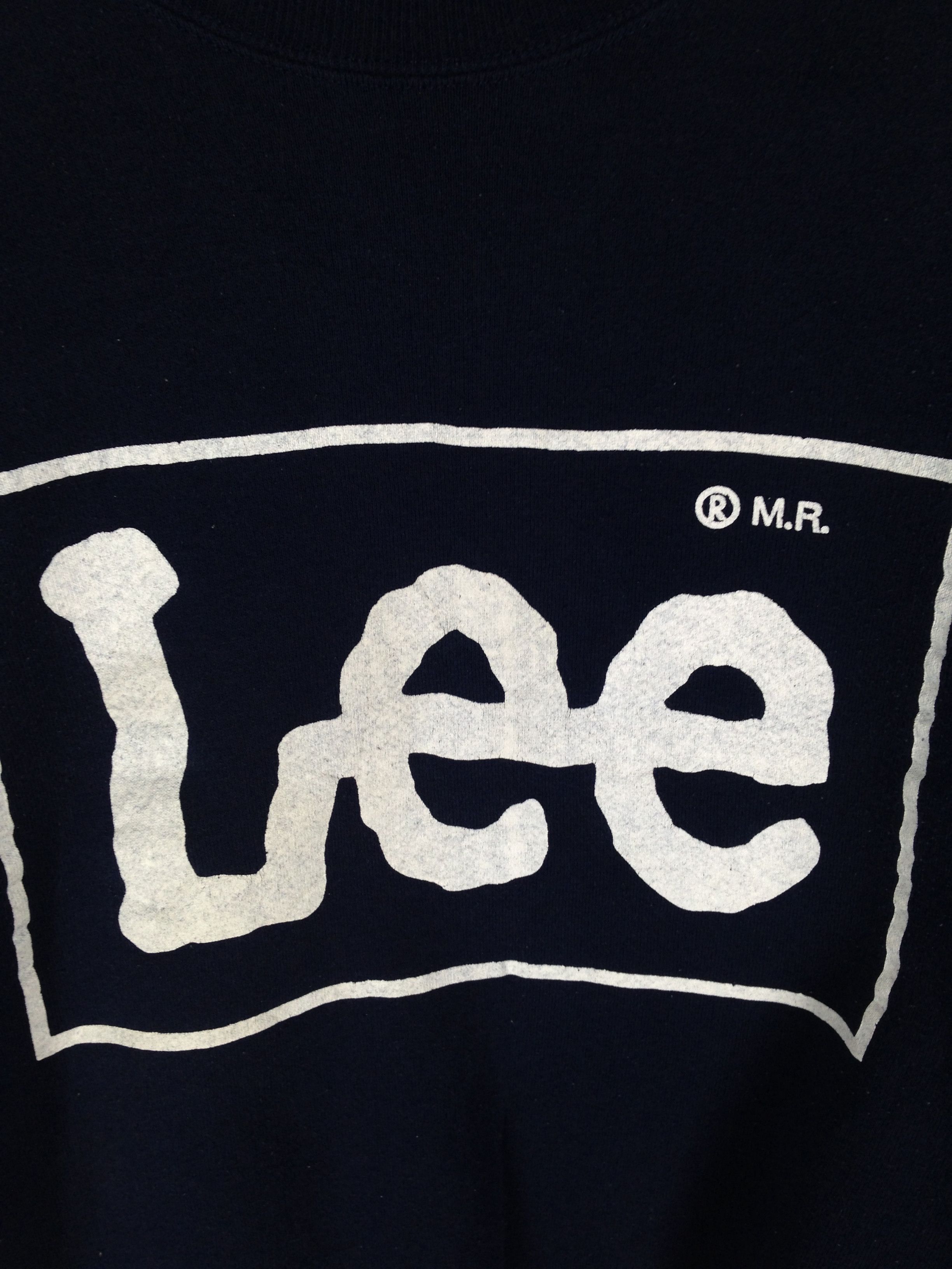 Lee × Vintage Vintage Lee Big Logo Spellout Sweatshirt Size US L / EU 52-54 / 3 - 4 Thumbnail