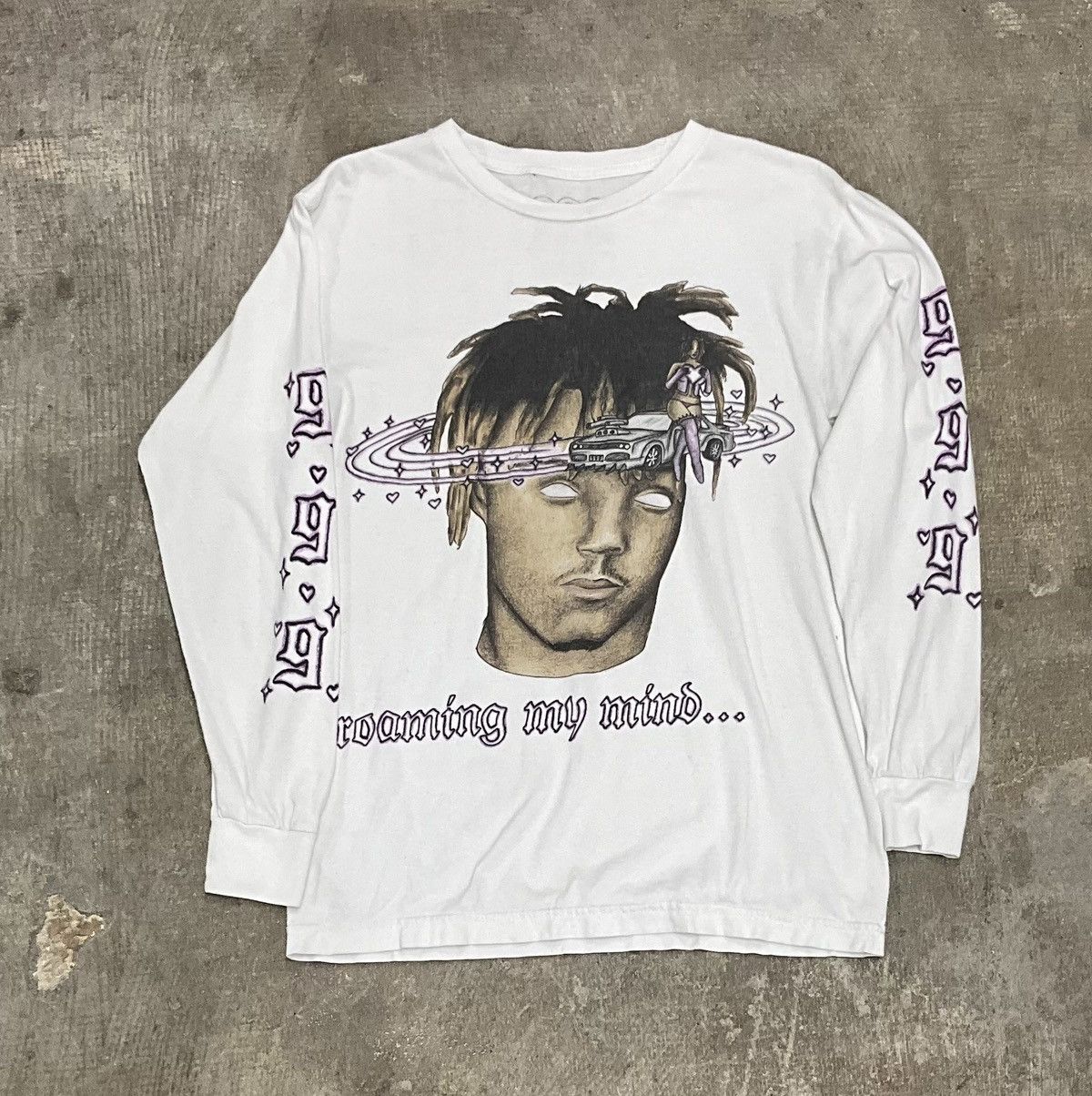 999 Club × Rap Tees Juice Wrld Roaming My Mind L/S T-shirt 999 Size US S / EU 44-46 / 1 - 1 Thumbnail