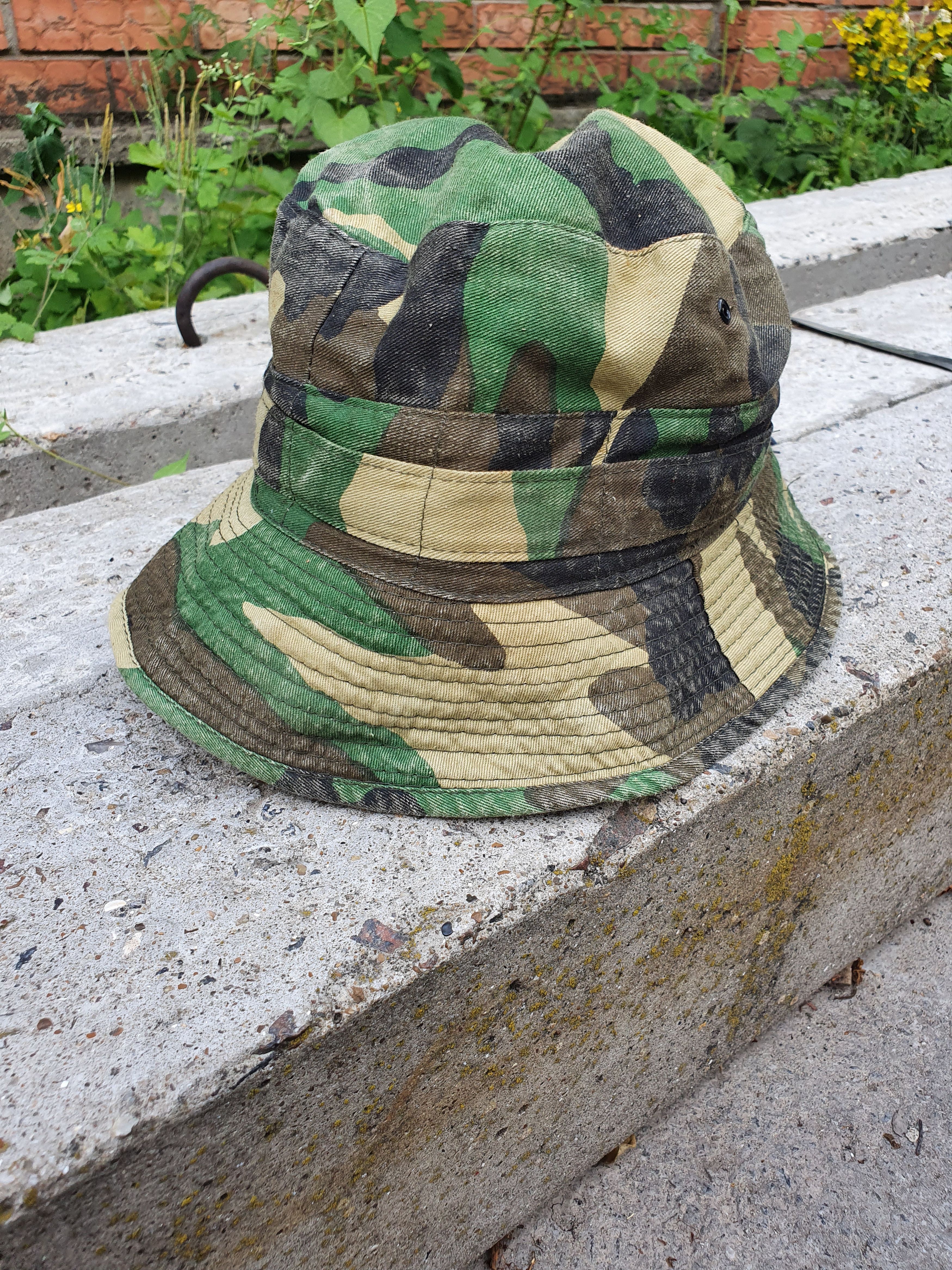 Vintage Rare Vintage Camouflage Vietnam Military Panama Hat Size ONE SIZE - 5 Thumbnail