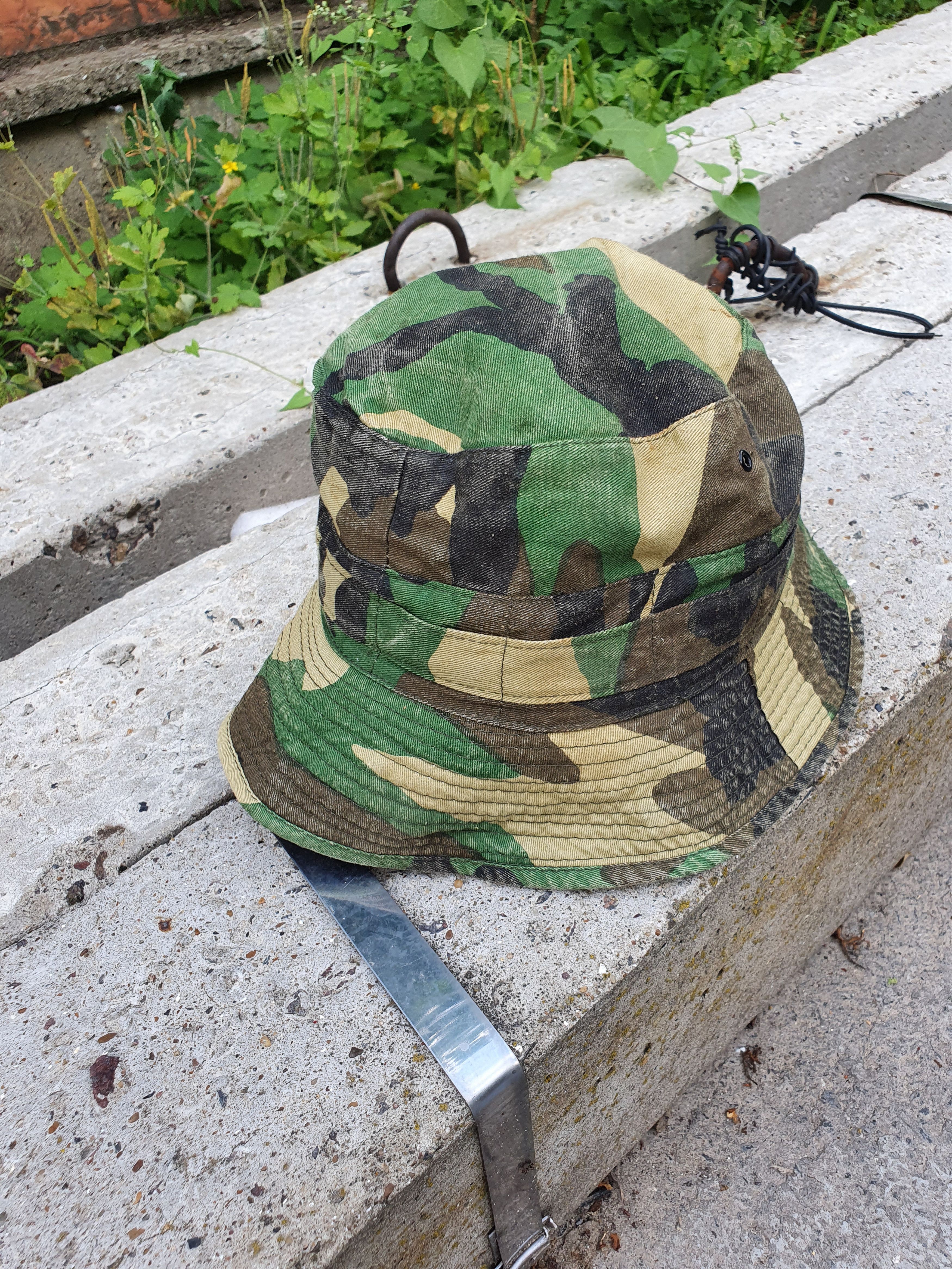Vintage Rare Vintage Camouflage Vietnam Military Panama Hat Size ONE SIZE - 1 Thumbnail