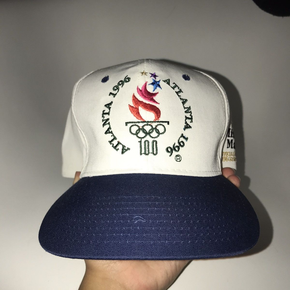 image of Hats x Starter 1996 Vintage Atlanta Olympics Games Starter in White, Men's
