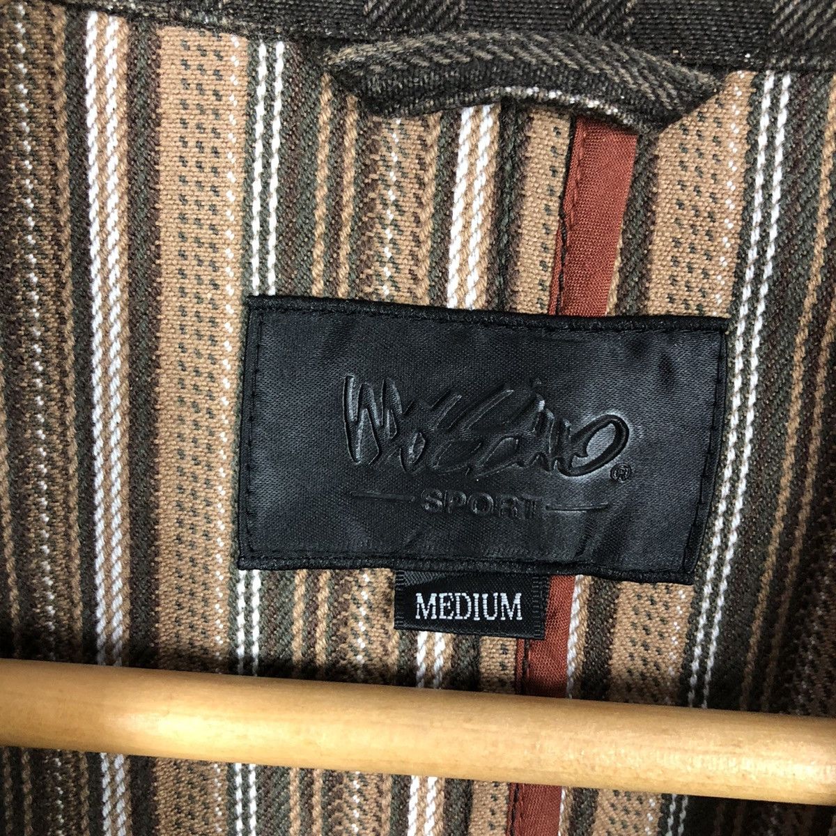 Japanese Brand STRIPE DOWN MOSSIMO JACKET Size US M / EU 48-50 / 2 - 6 Thumbnail