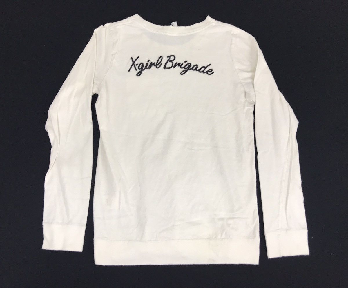 Japanese Brand X-girl Brigade Spell Out Tee Sweat Size S / US 4 / IT 40 - 1 Thumbnail