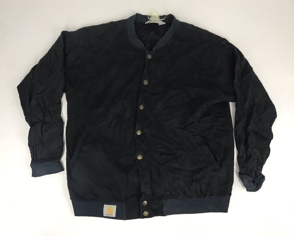 Carhartt Vintage Carhartt Varsity Sherpa Wool Inner Jacket Cardigan Size US L / EU 52-54 / 3 - 1 Thumbnail