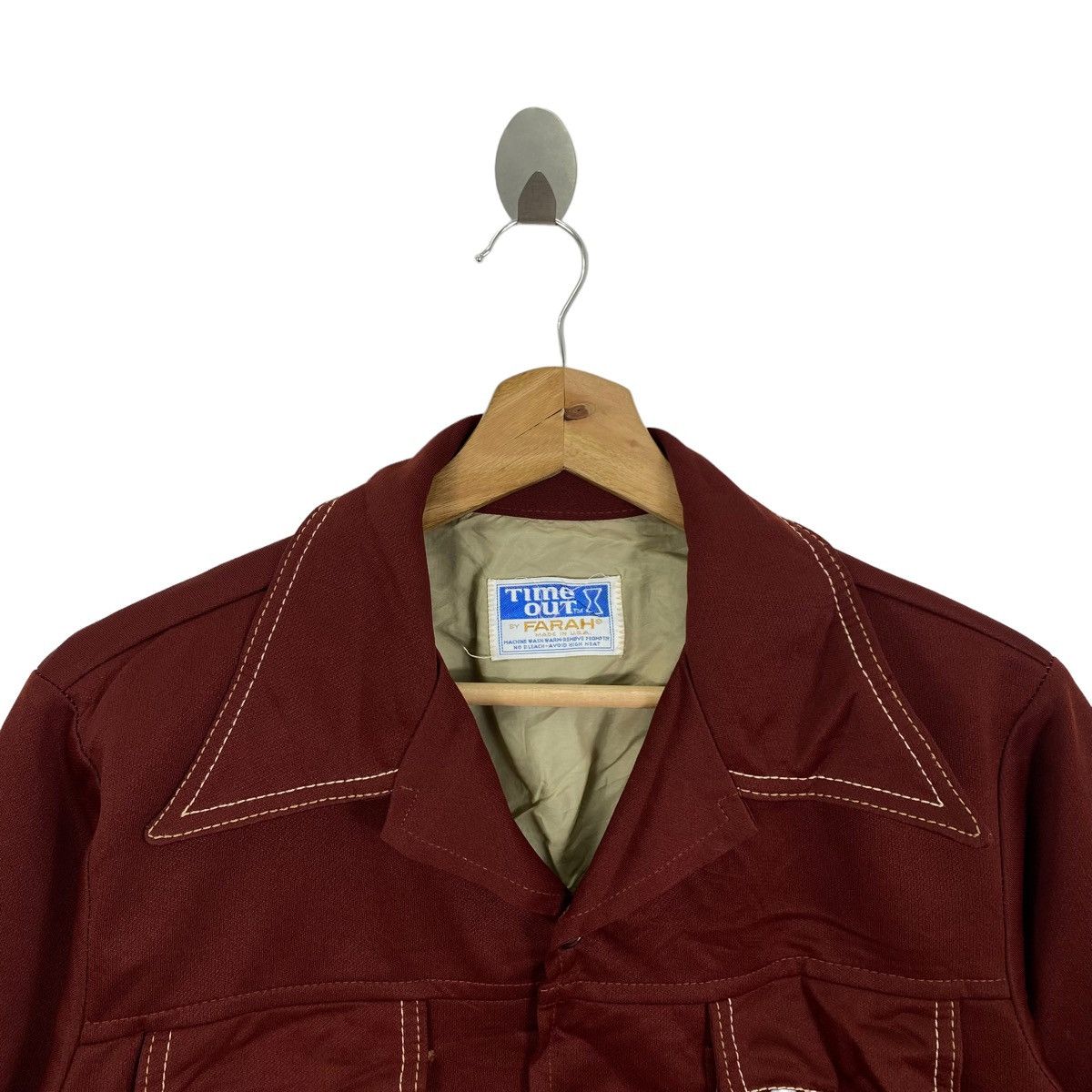 Farah × Vintage Vintage 80s TIME OUT By FARAH Western Shirt Usa Button Up Size US L / EU 52-54 / 3 - 2 Thumbnail